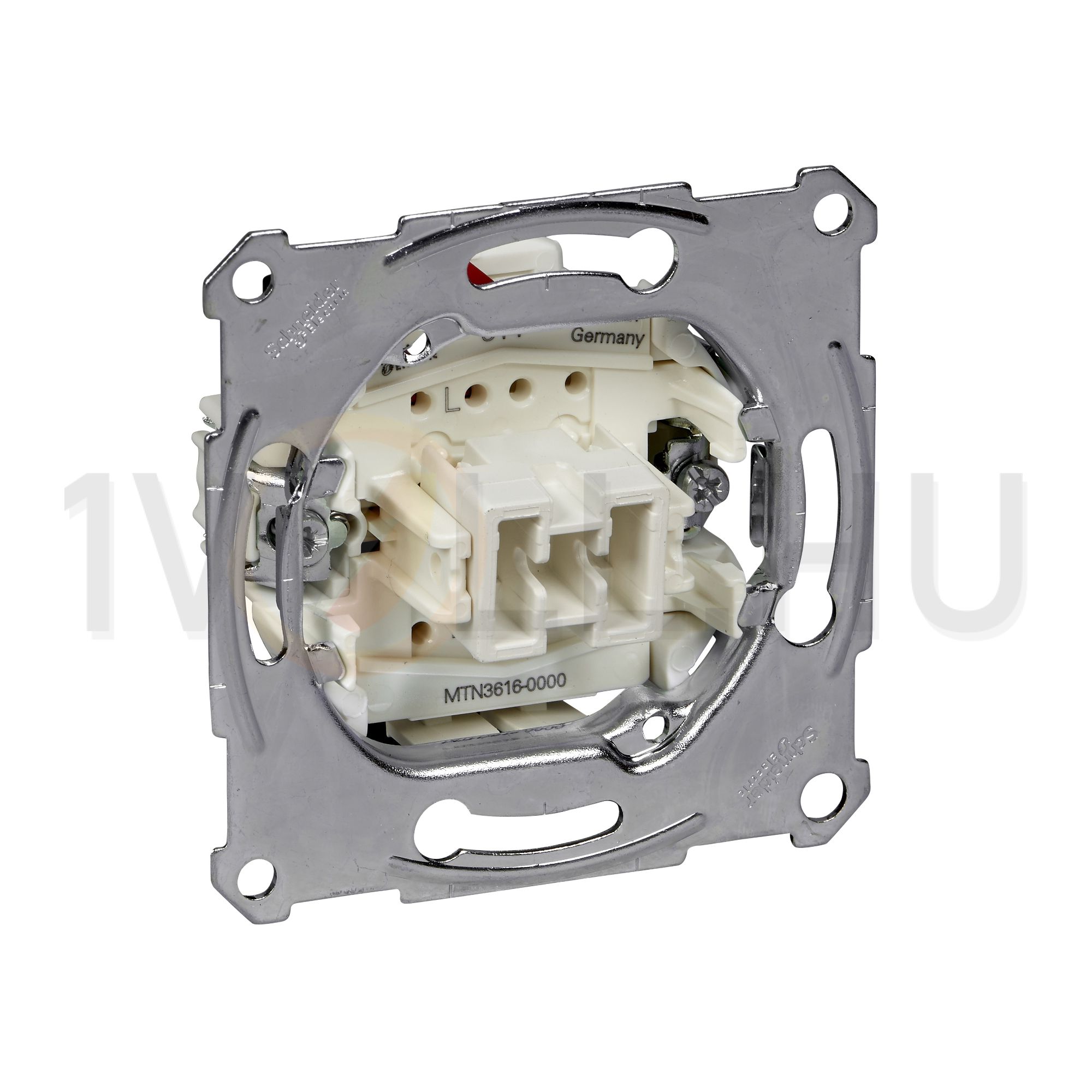 Merten 106 váltókapcsoló betét natúr süllyesztett rugós IP20 billentyű/gomb Schneider - MTN3616-0000