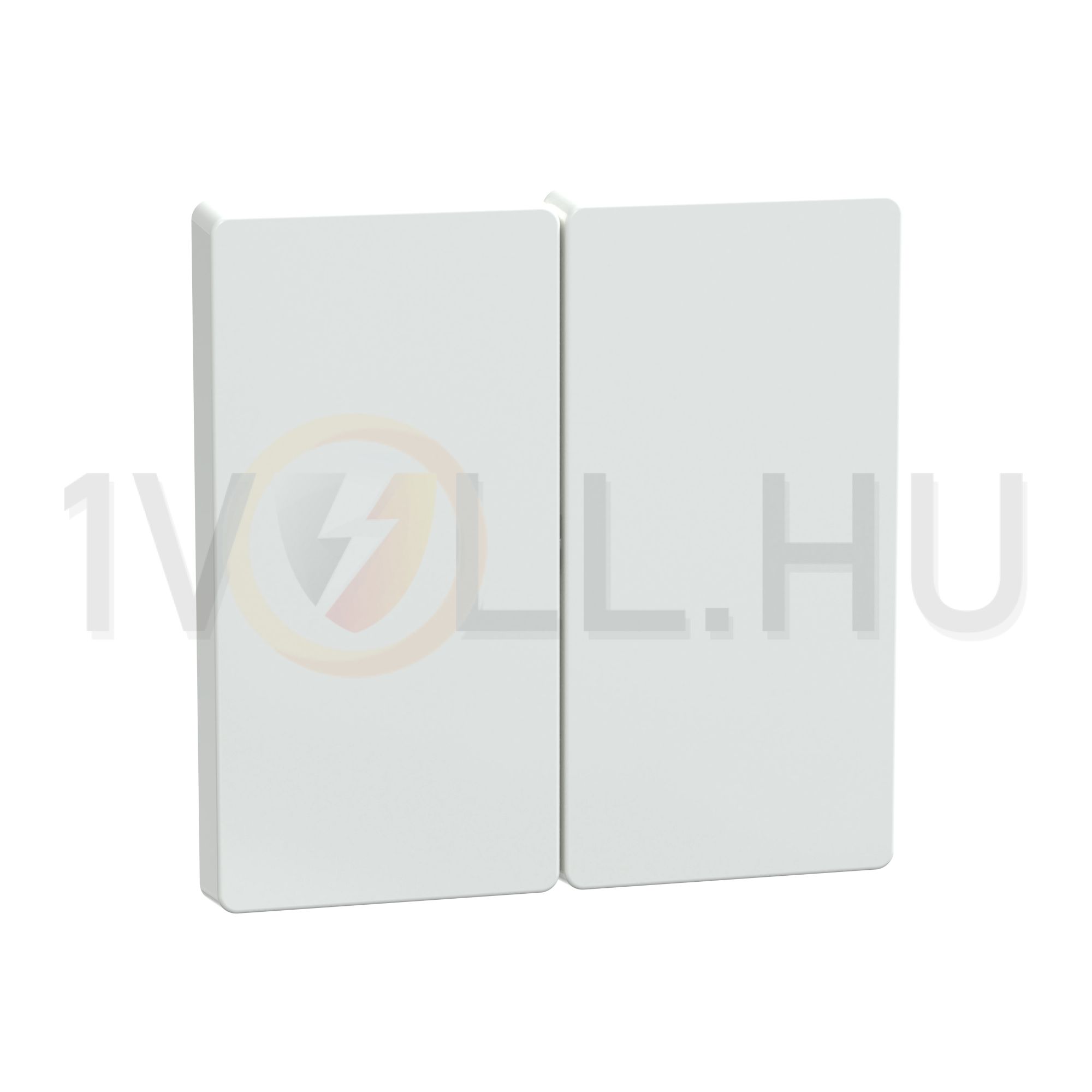 Merten D-Life billentyű lótuszfehér fehér üres-jel IP20 műanyag fényes kapocs Schneider - MTN3400-6035