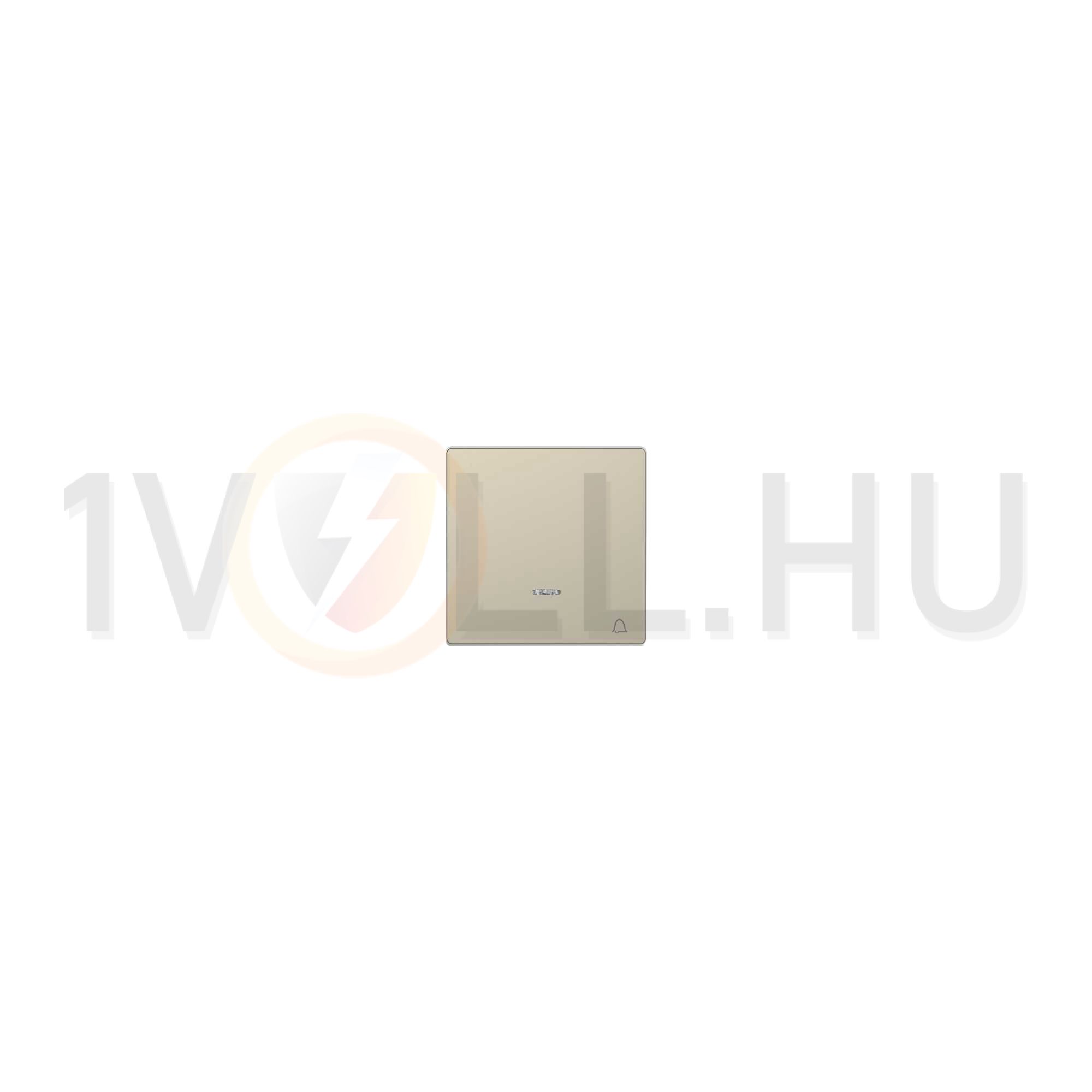 MERTEN Billentyű, csengőjellel, fényjelzős funkciókhoz, System-D, szahara - MTN3325-6033