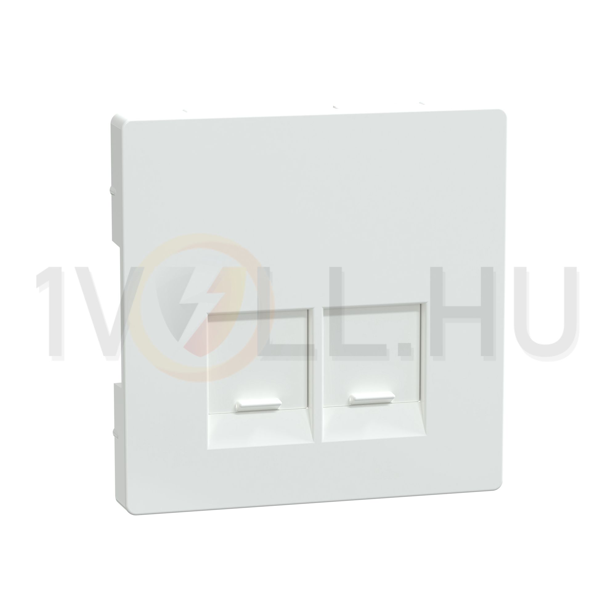 Merten D-Life fedlap 2xRJ45 adatcsatlakozóhoz műanyag Schneider - MTN4572-6035