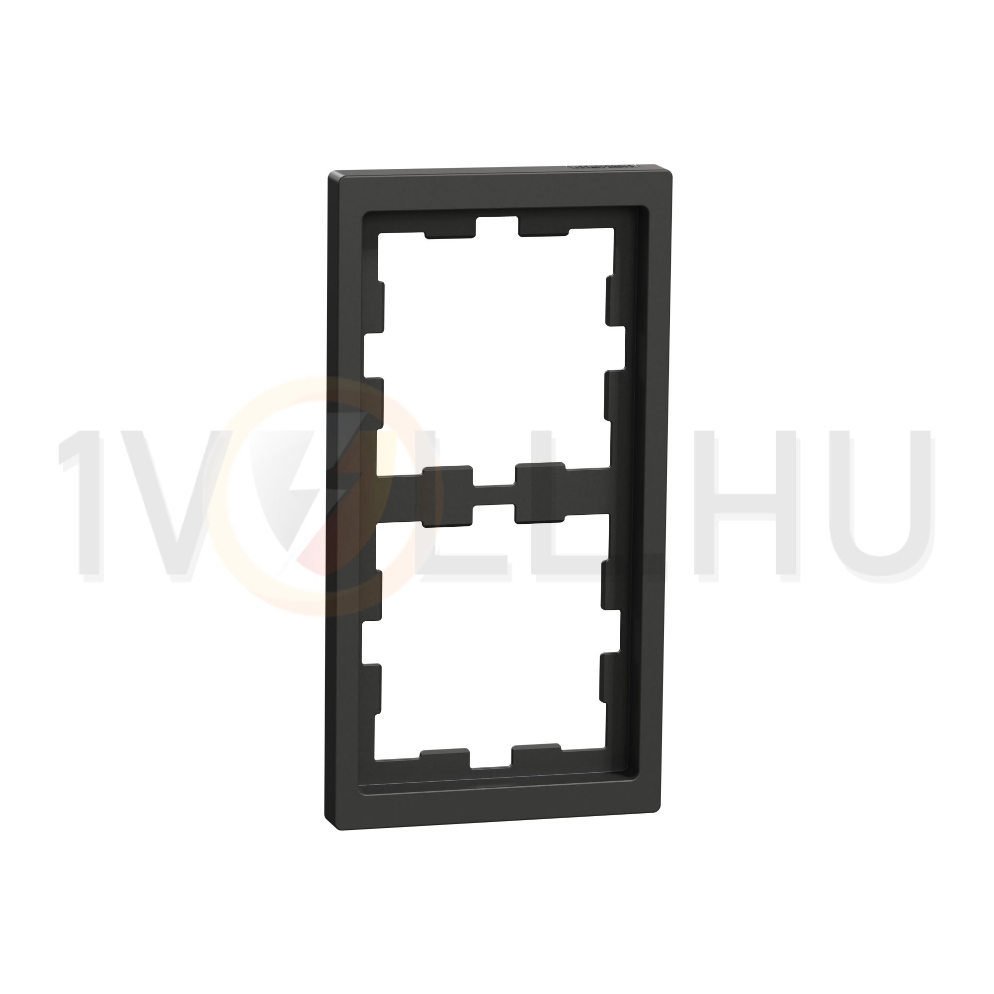 Merten D-Life keret antracit 2-es vízszintes és függőleges műanyag antracit lakkozott Schneider - MTN4020-6534