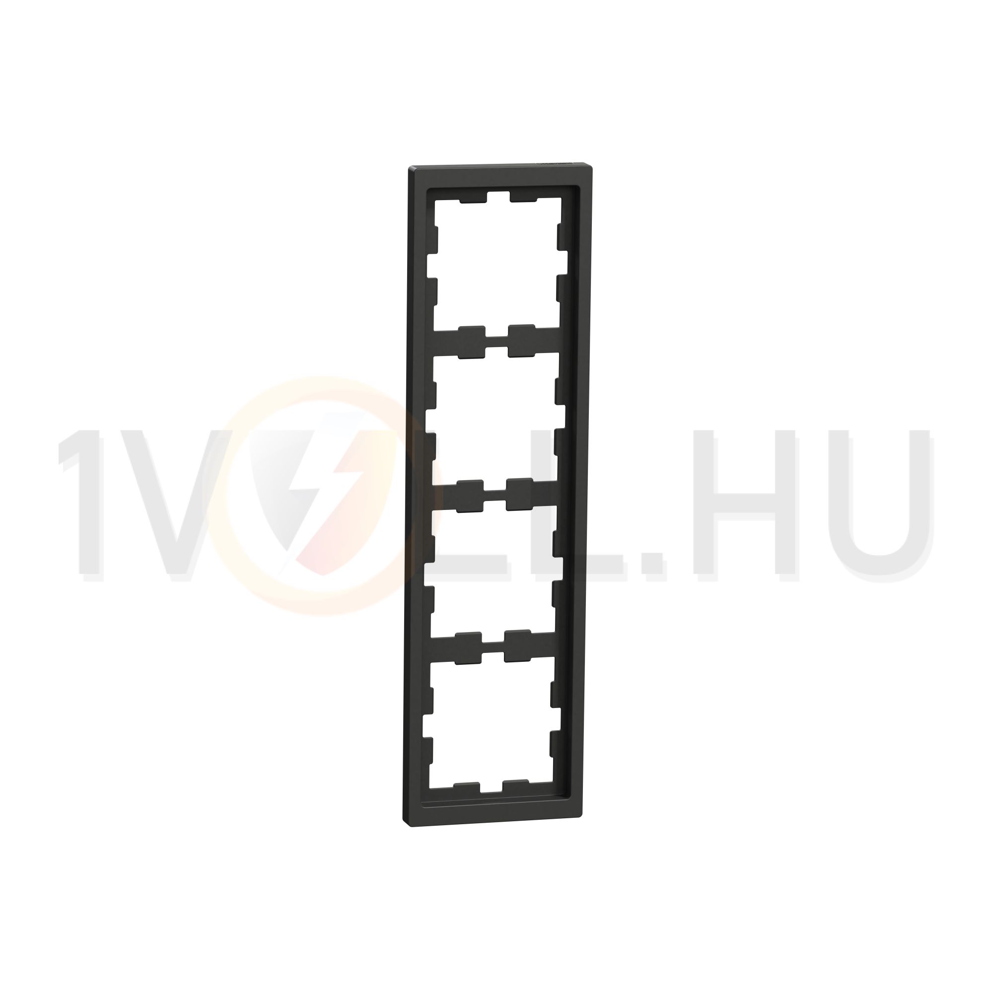 Merten D-Life keret antracit 4-es vízszintes és függőleges műanyag antracit lakkozott Schneider - MTN4040-6534