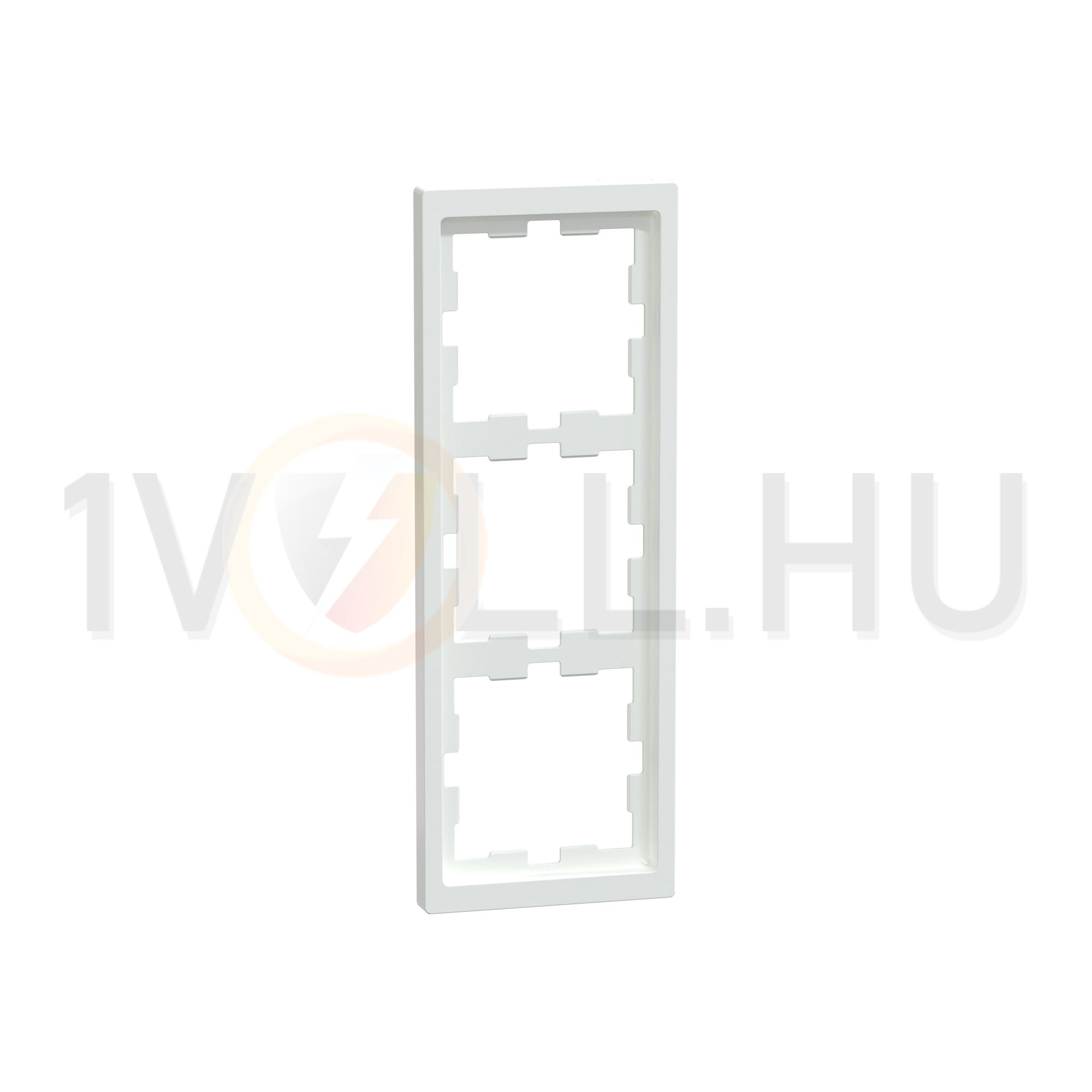 Merten D-Life keret lótuszfehér 3-es vízszintes és függőleges műanyag kezeletlen fényes Schneider - MTN4030-6535