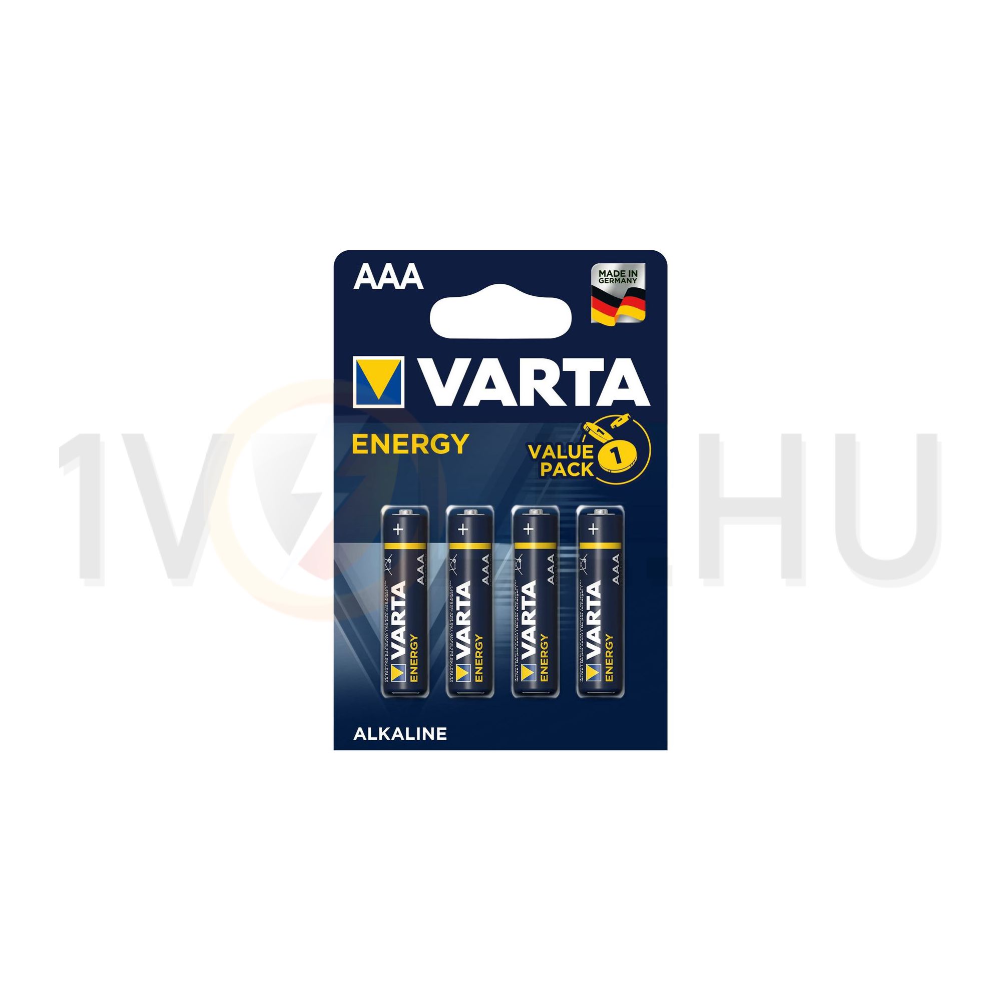 Mikro elem AAA 1.5V alkáli-mangán Micro(AAA/R03) MN2400  Energy VARTA (fehér) - 4 103 229 414