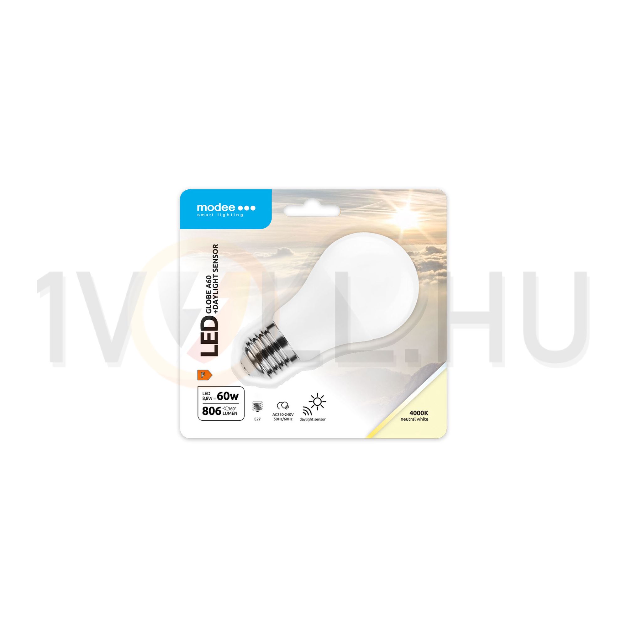 LED lámpa A60 alkonykapcsolós körte A 8,8W- 60W E27 806lm 840 DIM 220-240V AC LED Smart Modee - MSL-G4000K8,8WE27-DLS