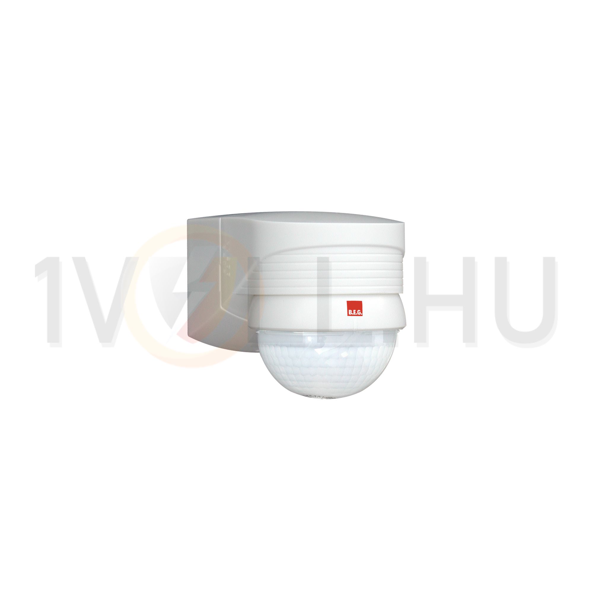 Mozgásérzékelő kültéri falra 16x20m 280° PIR 2000W 230V fehér IP44 LC-Plus 280 B.E.G. - 91008