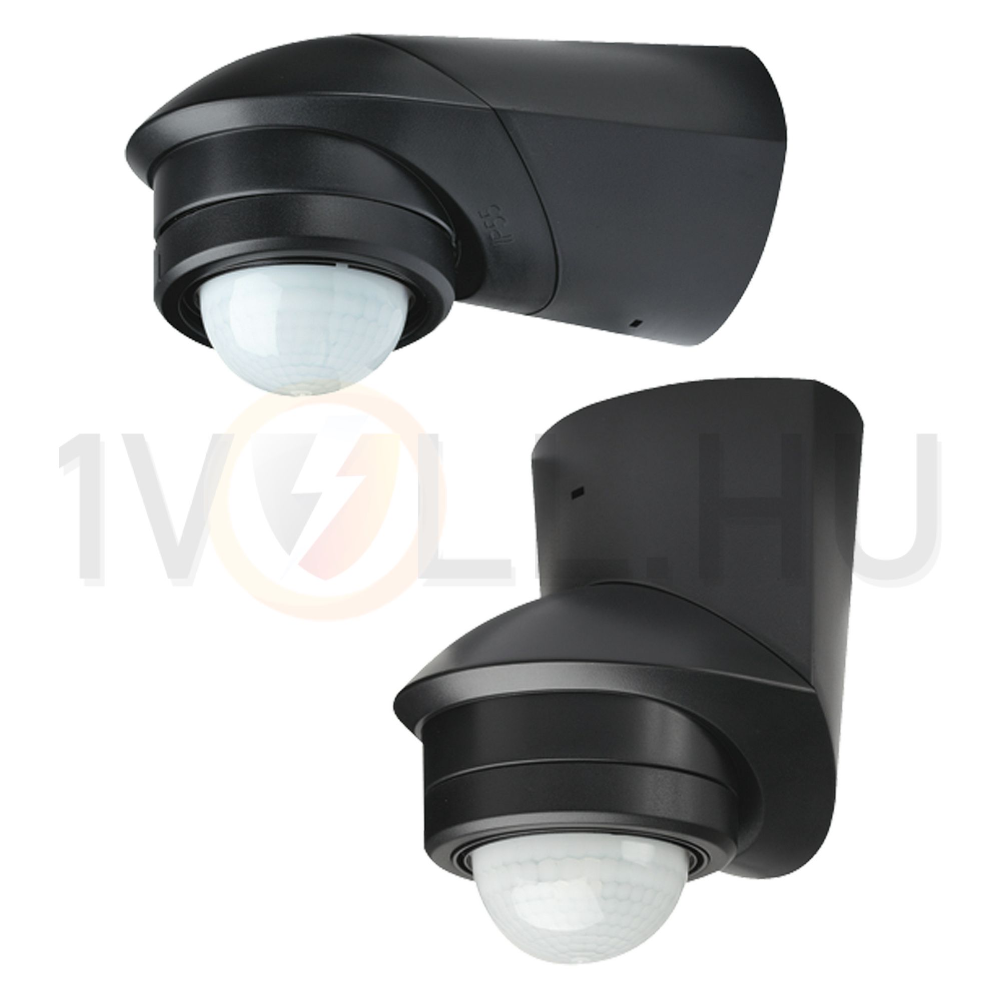 Mozgásérzékelő kültéri felületre 12m/előre 360° PIR 1000W 230V fekete McGuard prof BM360sw GROTHE - 94535