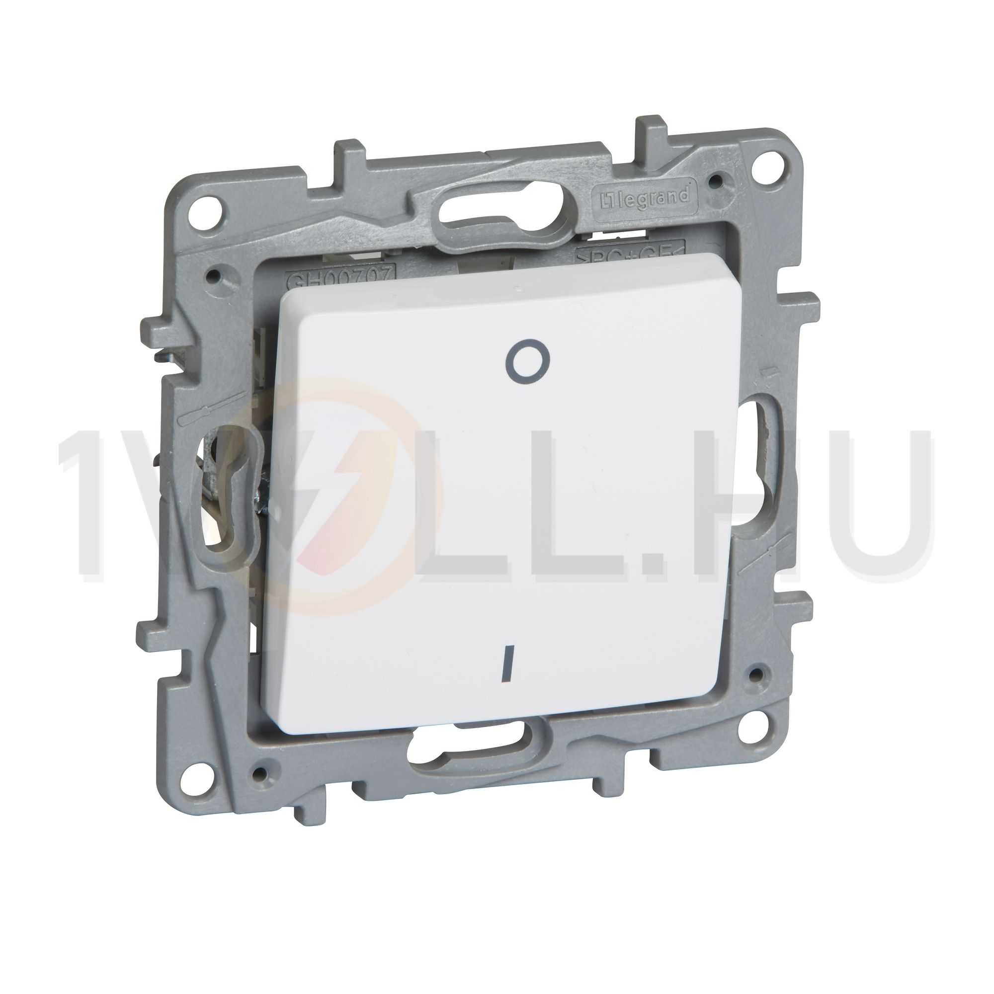 Niloé 102 2P kapcsoló betét fehér süllyesztett IP20 1- billentyű/gomb LEGRAND - 764517