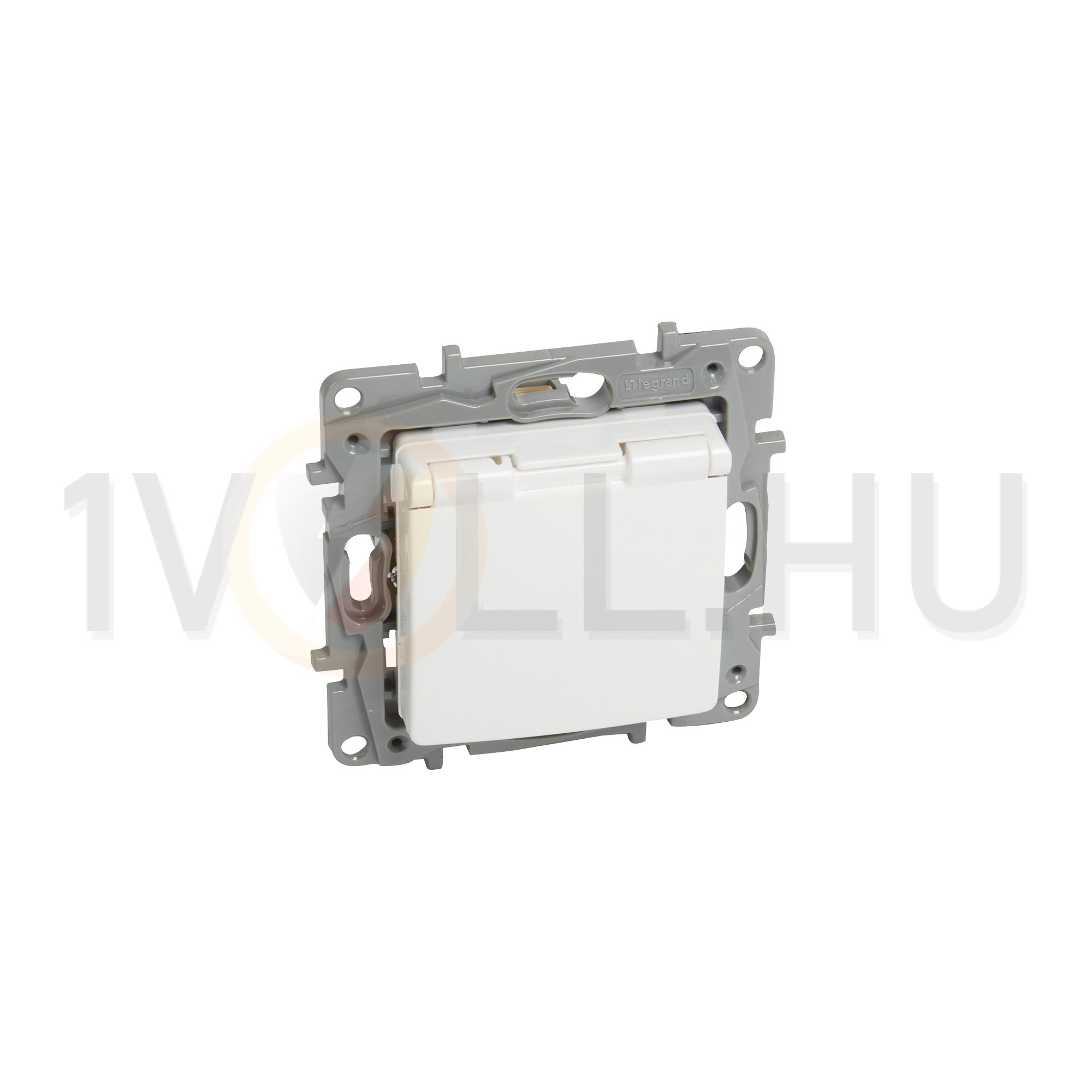 Niloé 162 dugalj csf. földelt központi fedlap gyerekzárral fehér IP20 süllyesztett csavaros LEGRAND - 764532