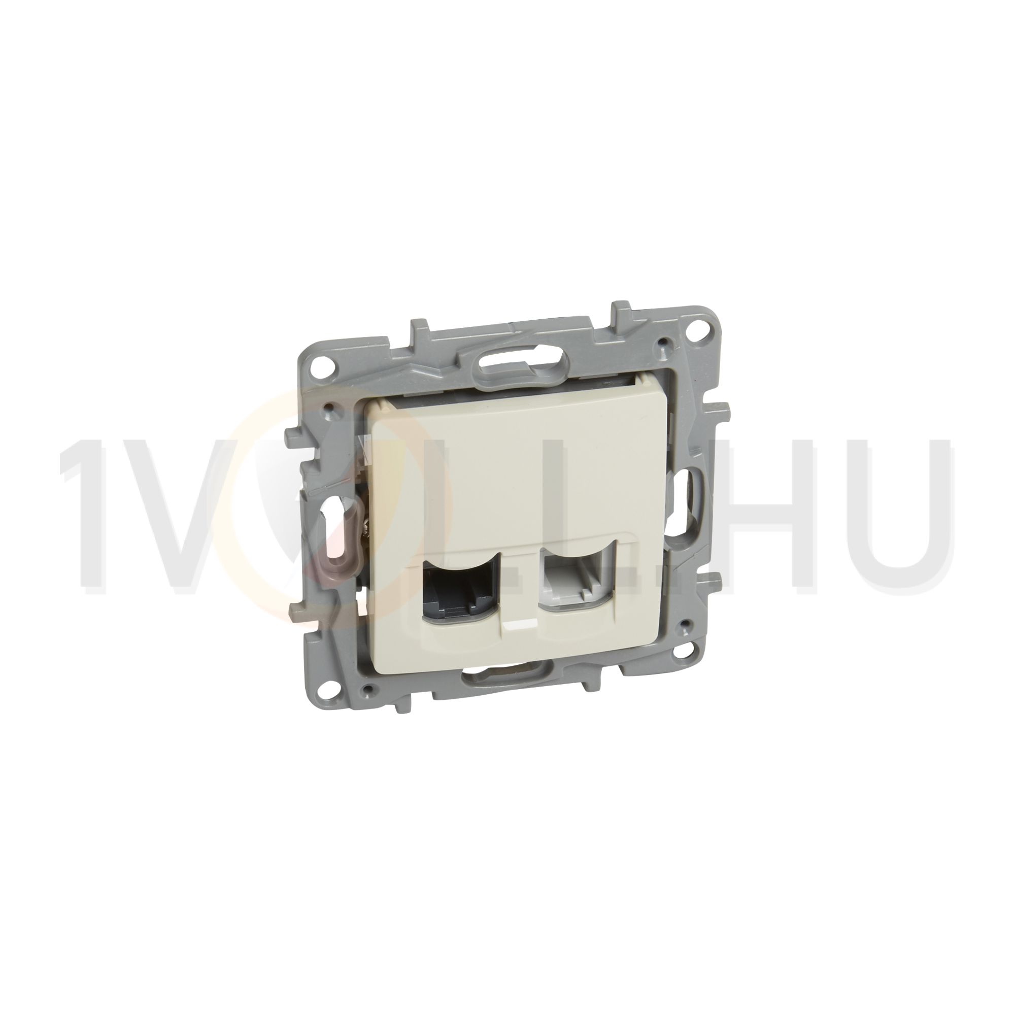 Niloé adatcsatlakozó betét közp. fedéllel RJ45/RJ11 Cat5 műanyag bézs LEGRAND - 764670