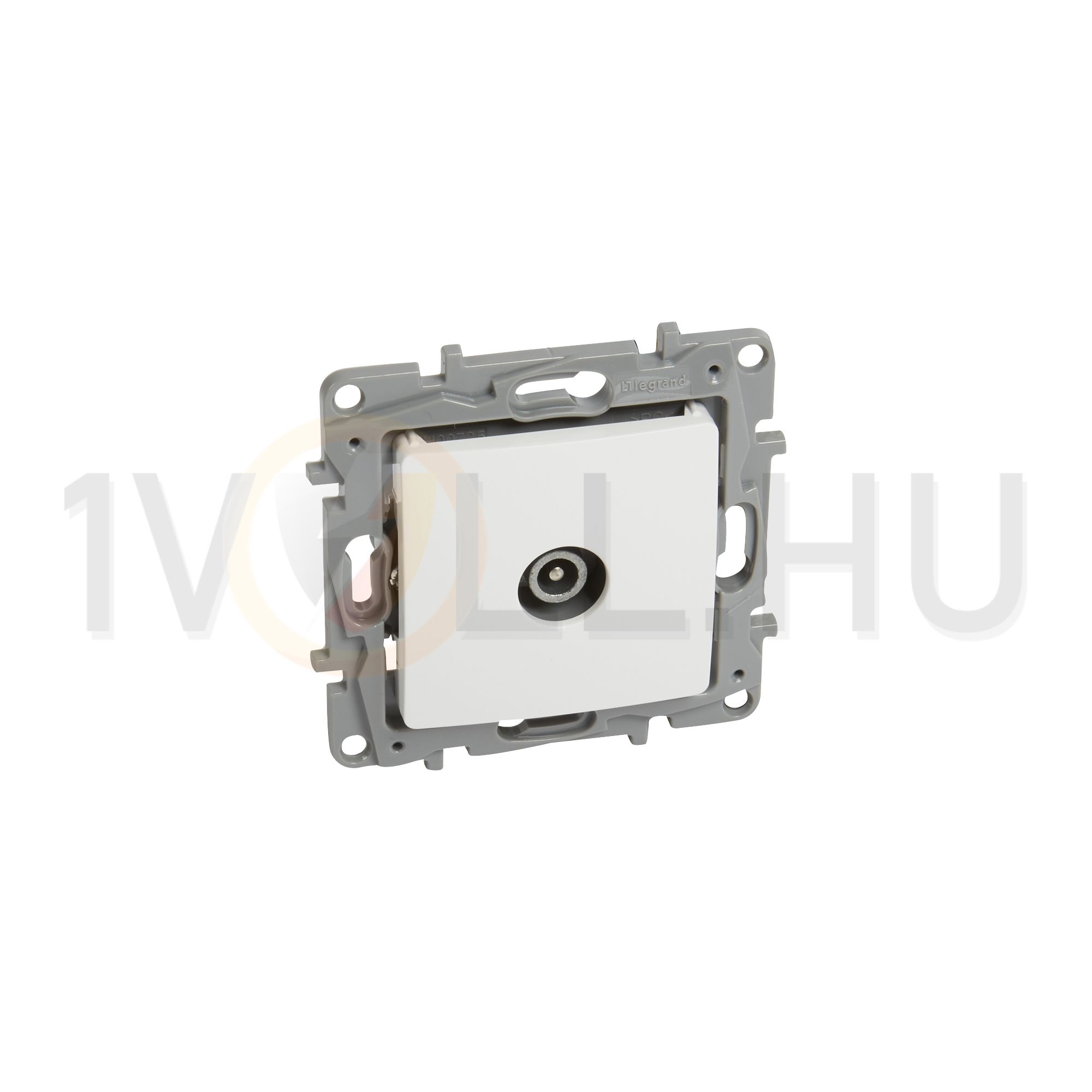 Niloé antenna aljzat TV körmös süllyesztett fehér 1-kimenet átmenő 14dB/860MHz LEGRAND - 764552