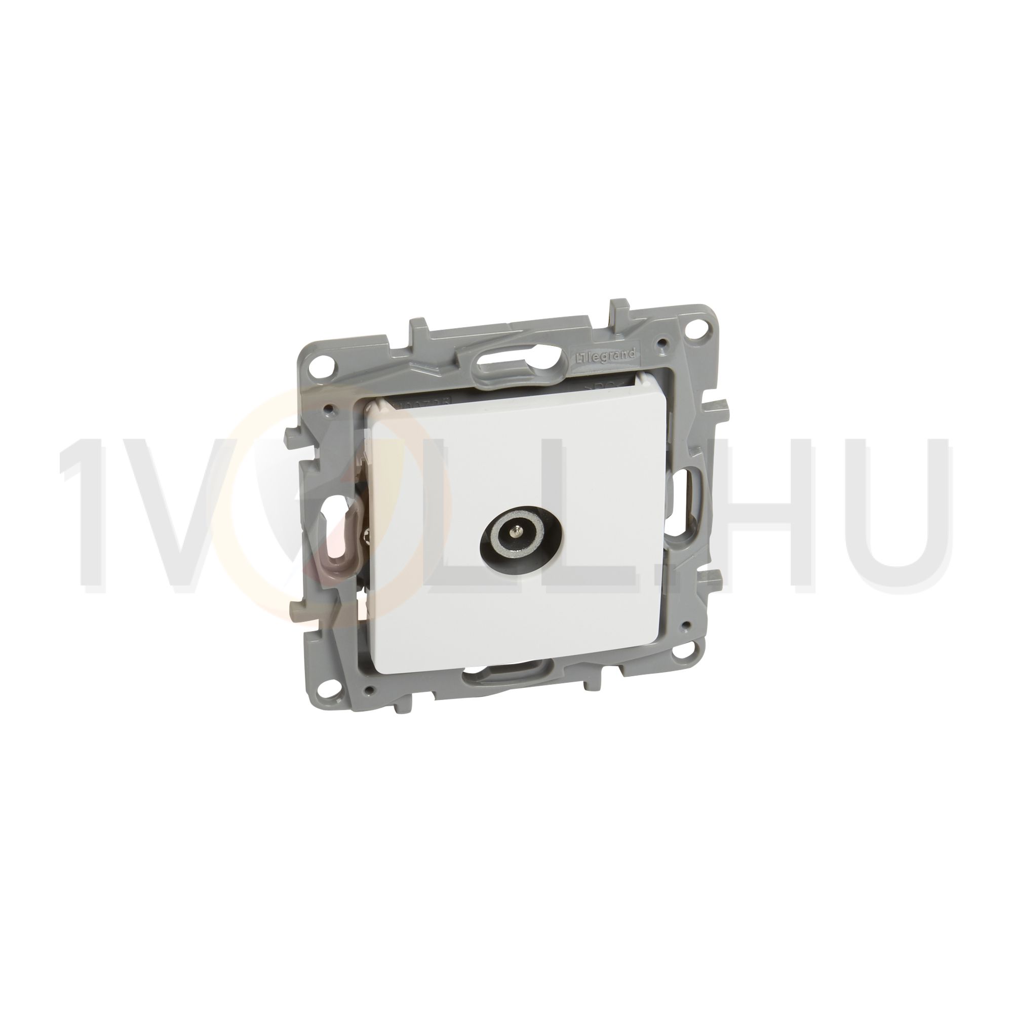 Niloé antenna aljzat TV körmös süllyesztett fehér 1-kimenet MM-végzáró 10dB/860MHz LEGRAND - 764555