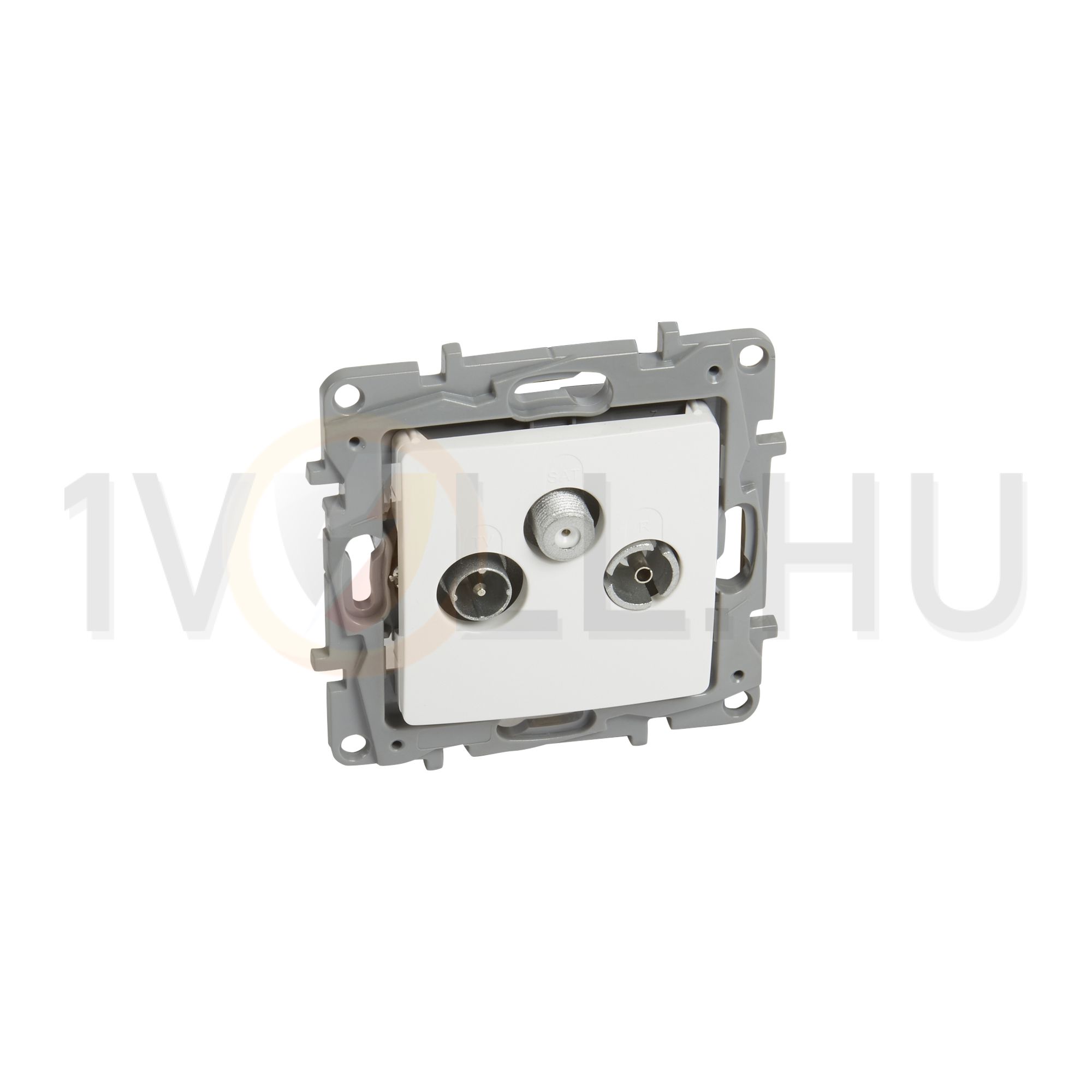 Niloé antenna aljzat TV-R-SAT süllyesztett fehér 3-kimenet végzáró 10dB/860MHz LEGRAND - 764565