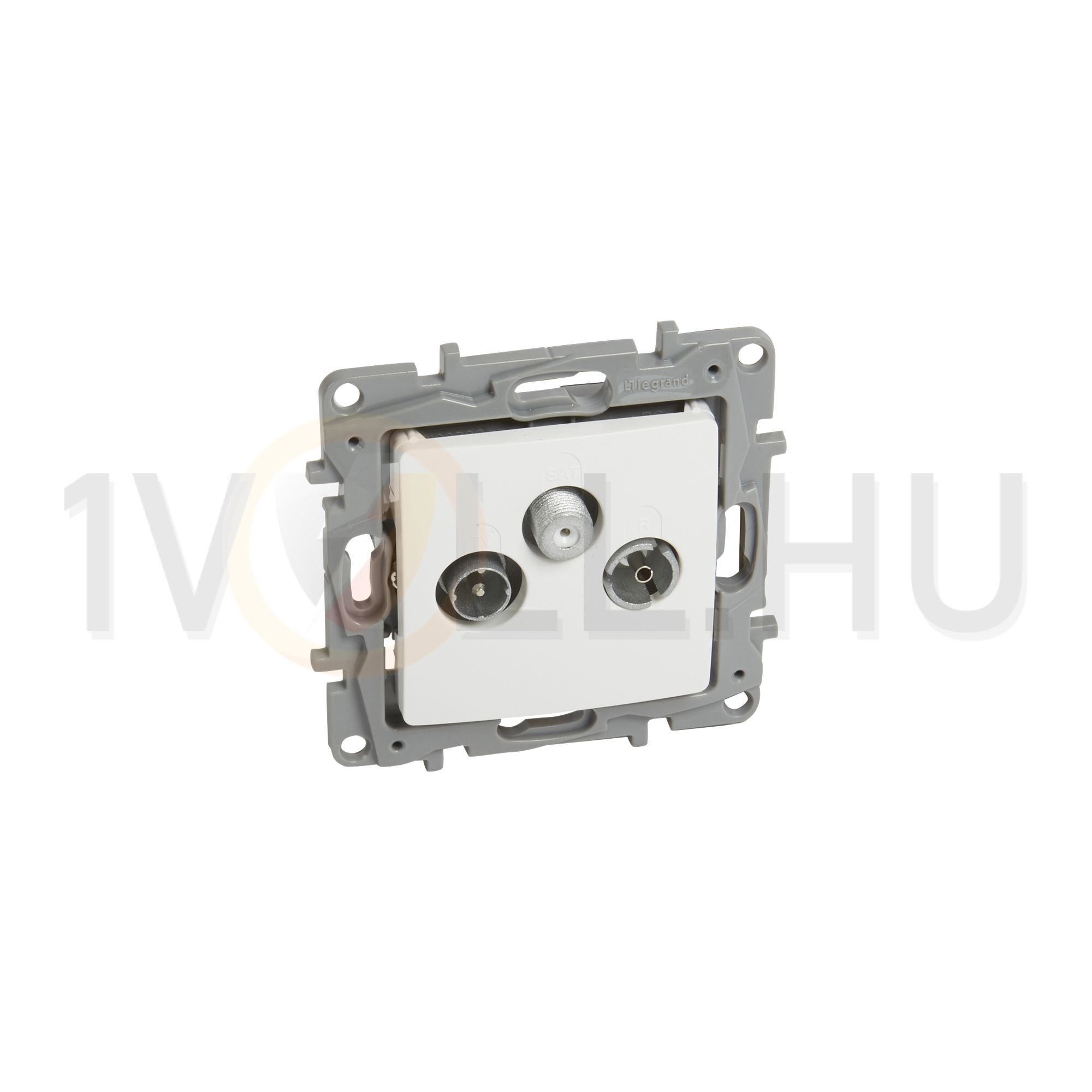 Niloé antenna aljzat TV-R-SAT süllyesztett fehér 3-kimenet végzáró 15dB/860MHz LEGRAND - 764563