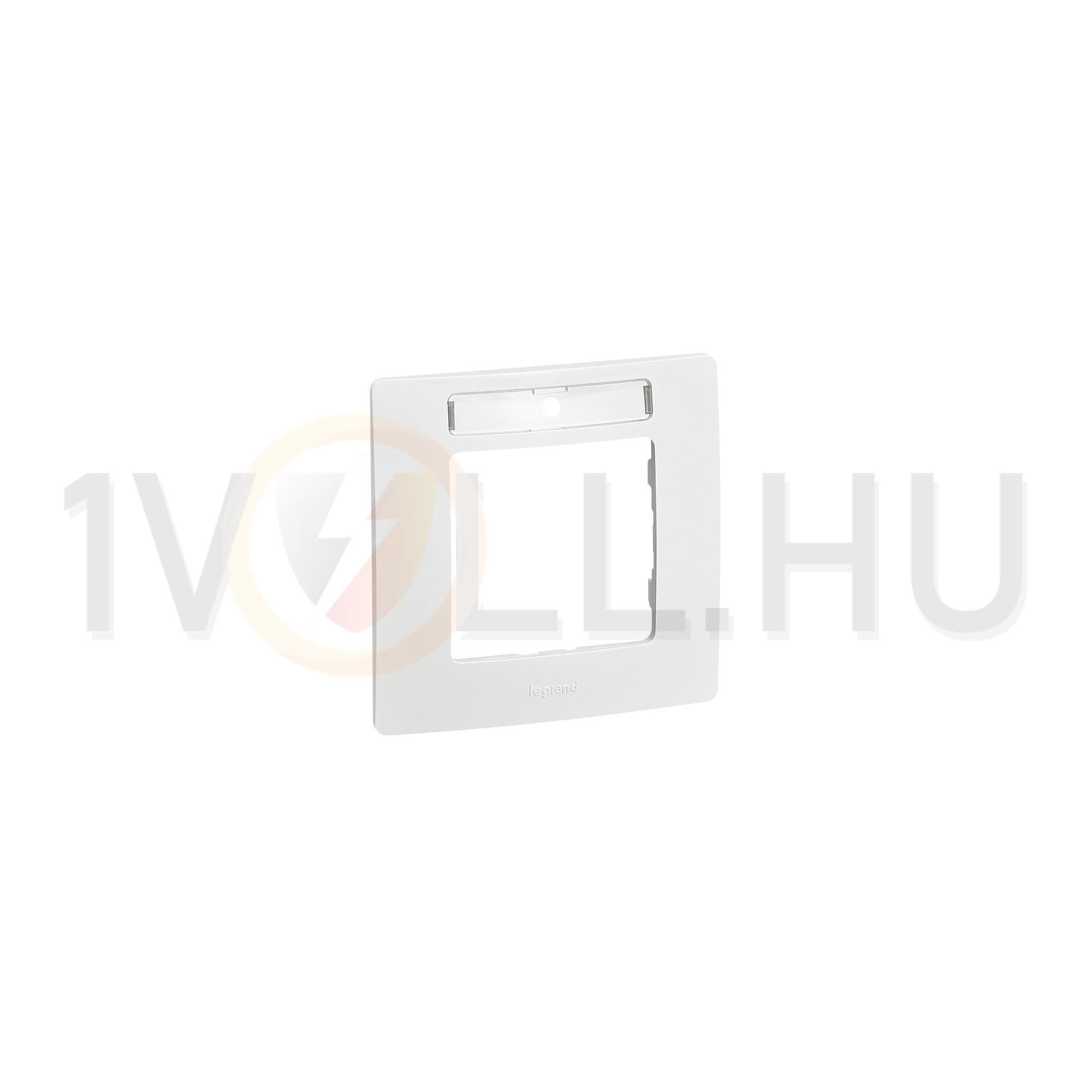 Niloé keret 1-es fehér vízszintes címketartóval műanyag LEGRAND - 665006