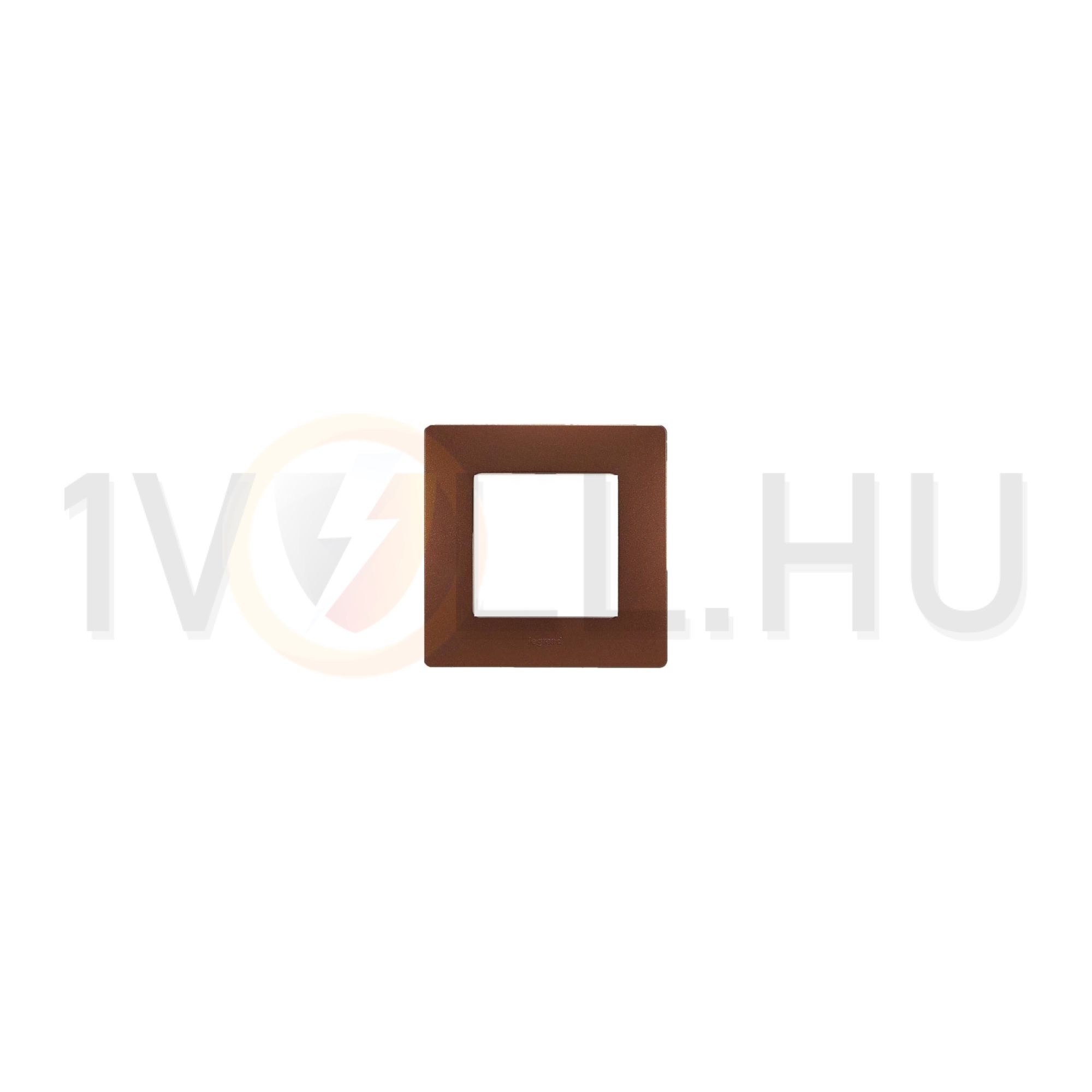 Niloé keret 1-es kakaóbarna vízszintes és függőleges műanyag LEGRAND - 397071