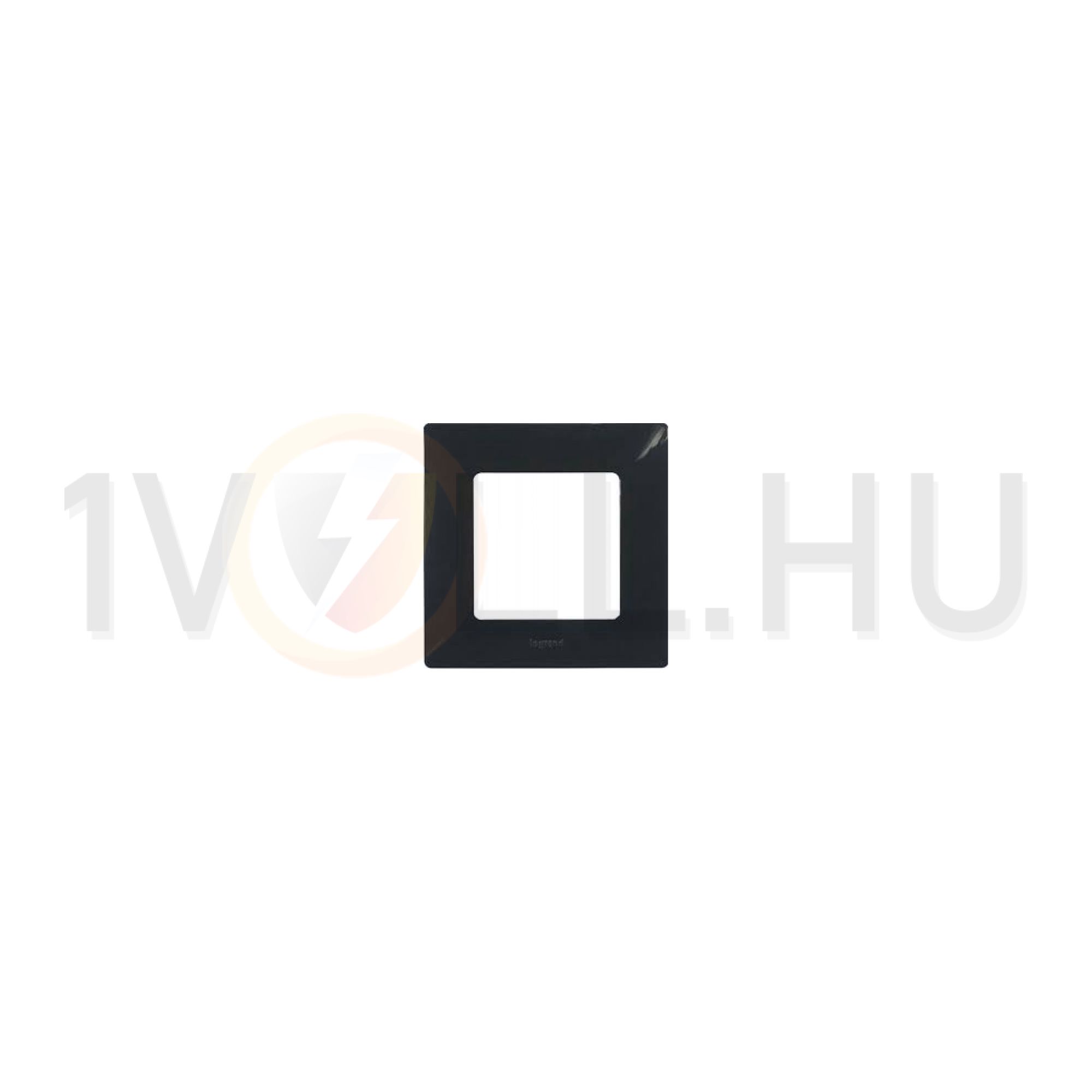 Niloé keret 1-es ónix fekete vízszintes és függőleges műanyag LEGRAND - 397051