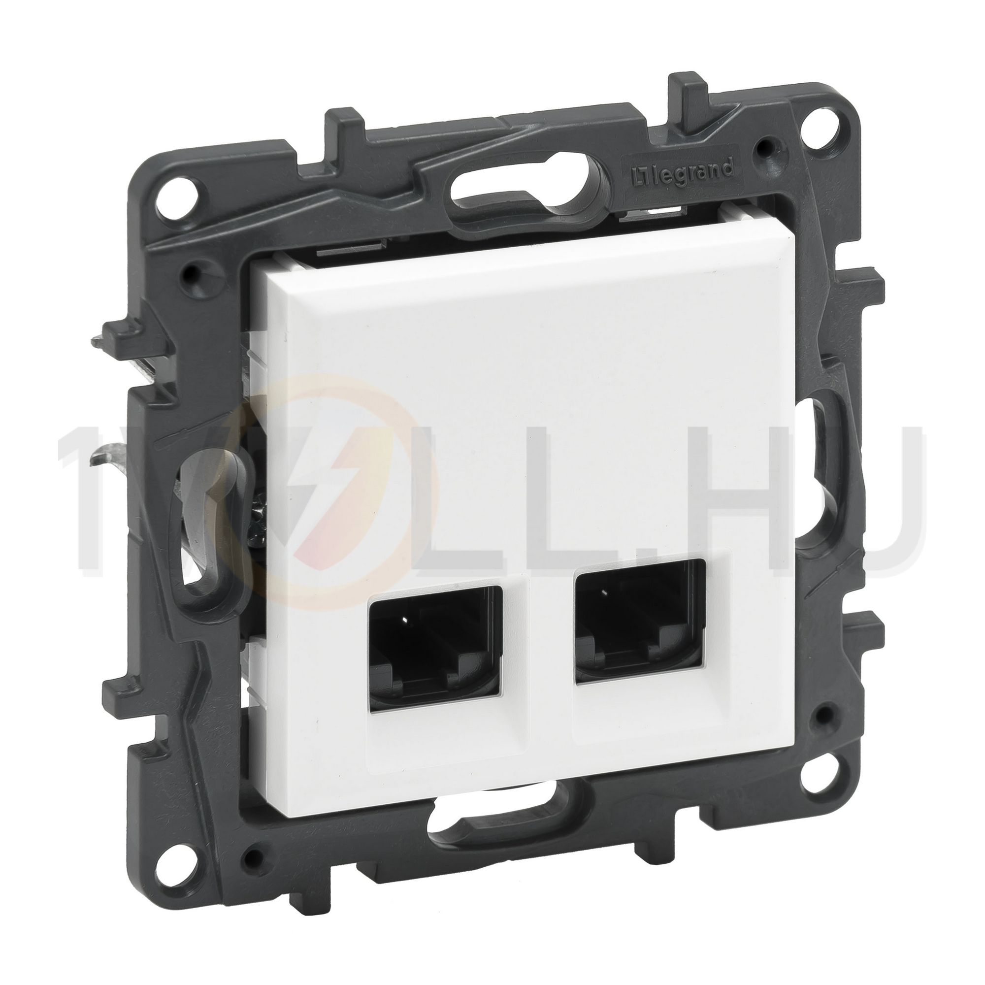 NiloéStep adatcsatlakozó dugalj UTP 2xRJ45 8(8) Cat6 fehér LEGRAND - 863164