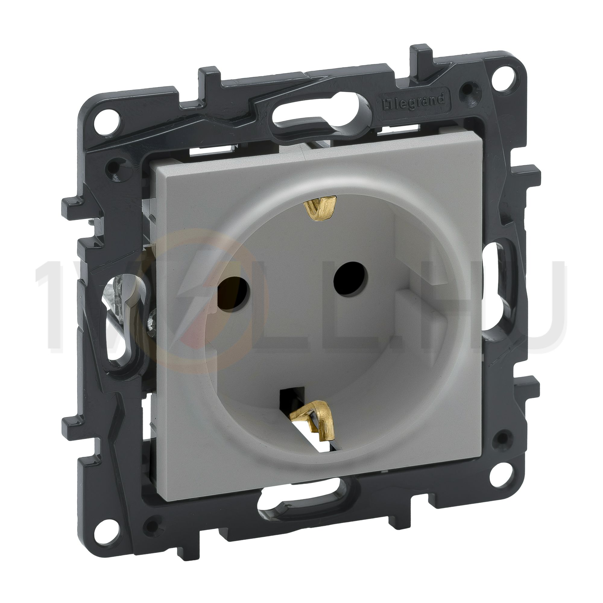 NiloéStep 162 dugalj gyerekzárral alumínium IP20 süllyesztett rugós LEGRAND - 863320