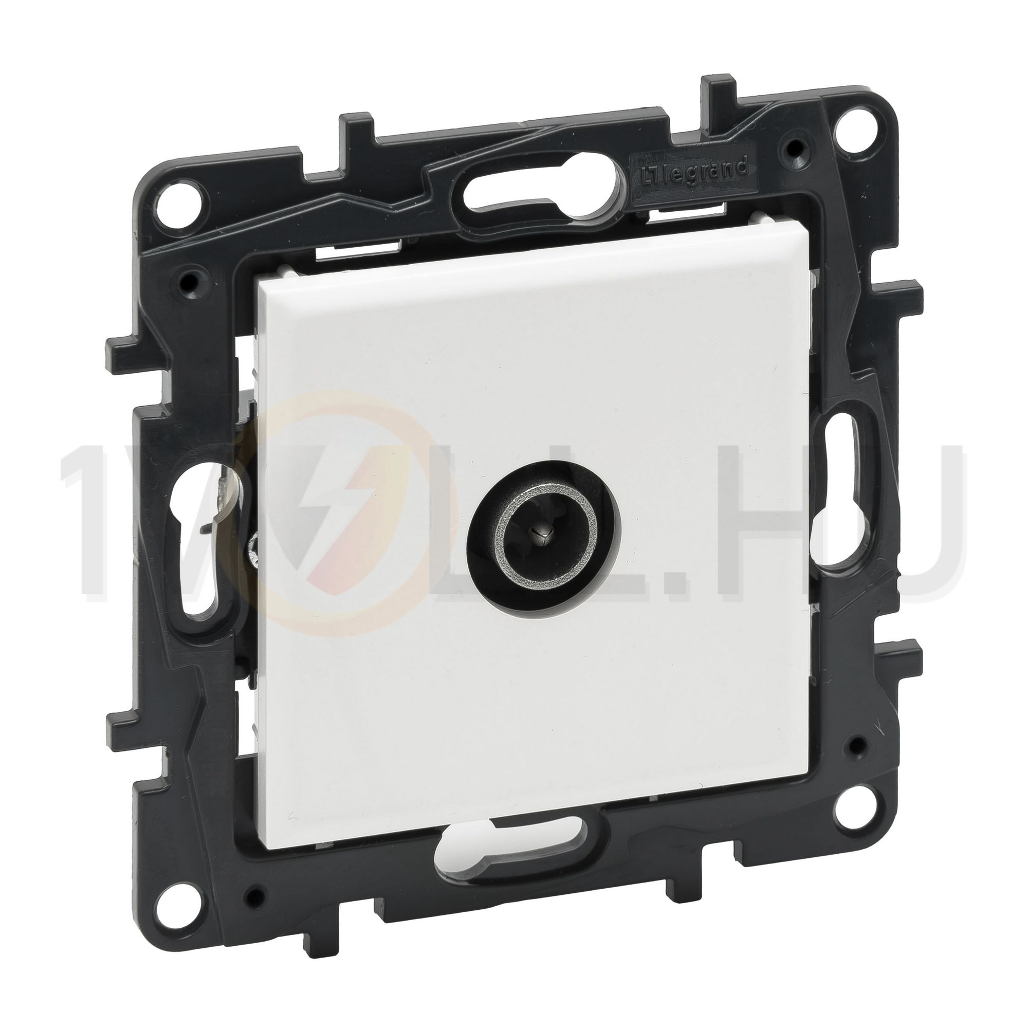 NiloéStep antenna aljzat TV átmenő 1x átmenő süllyesztett 15dB/860MHz fehér LEGRAND - 863172