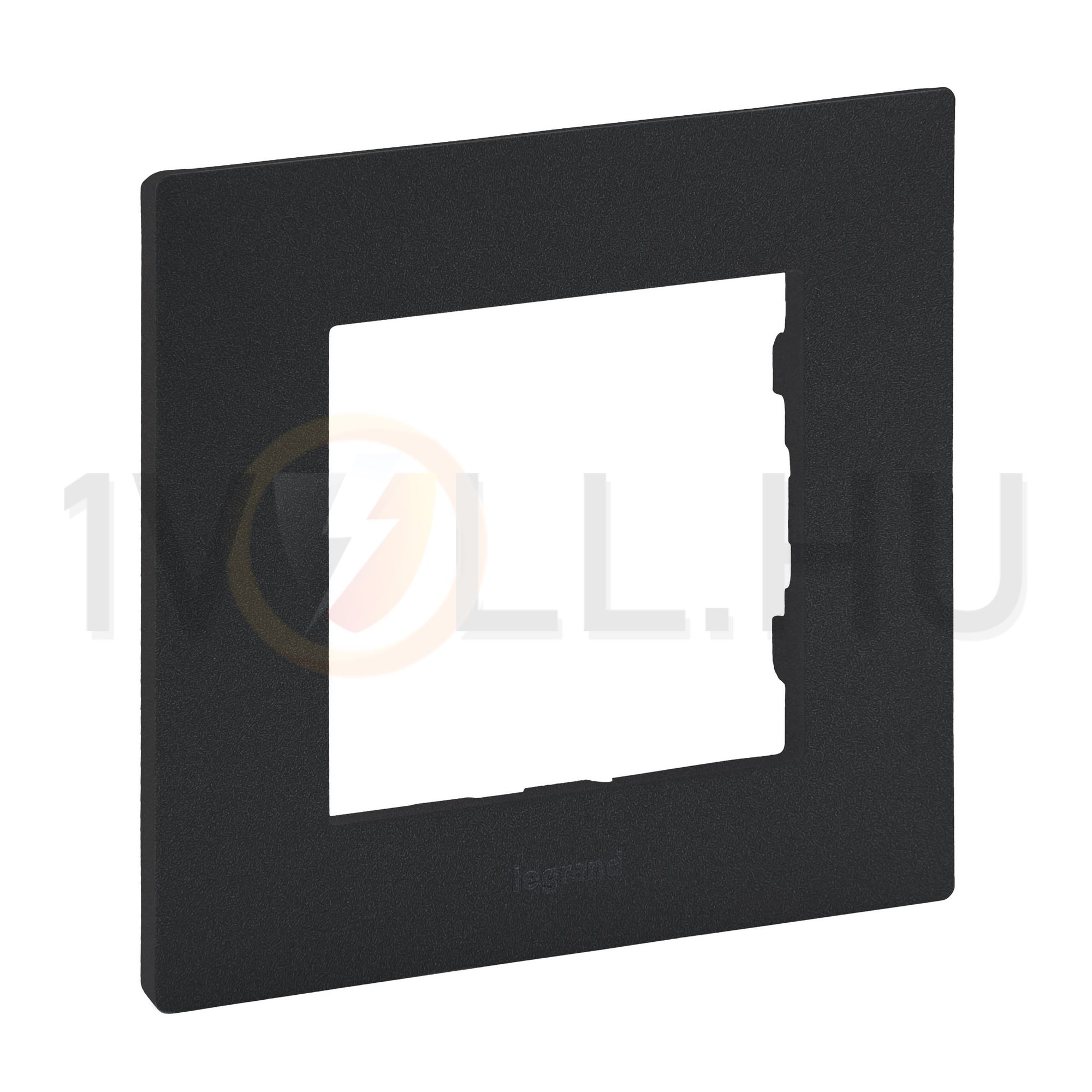 NiloéStep keret 1-egység vízszintes és függőleges műanyag antracit kezeletlen LEGRAND - 863791