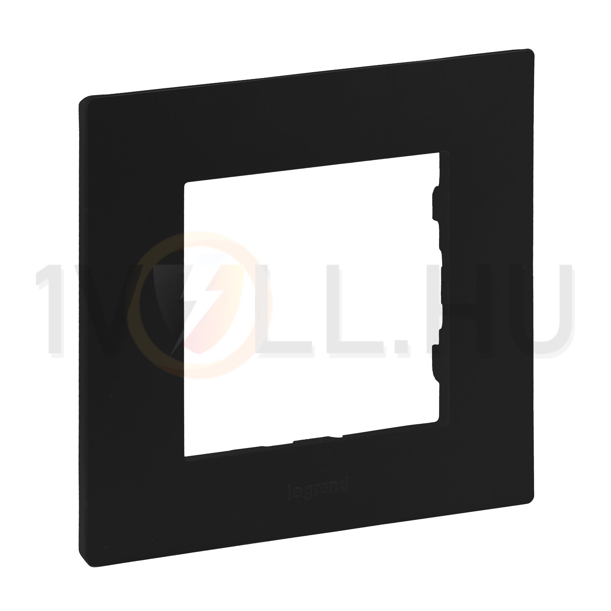 NiloéStep keret 1-egység vízszintes és függőleges műanyag fekete kezeletlen LEGRAND - 863591