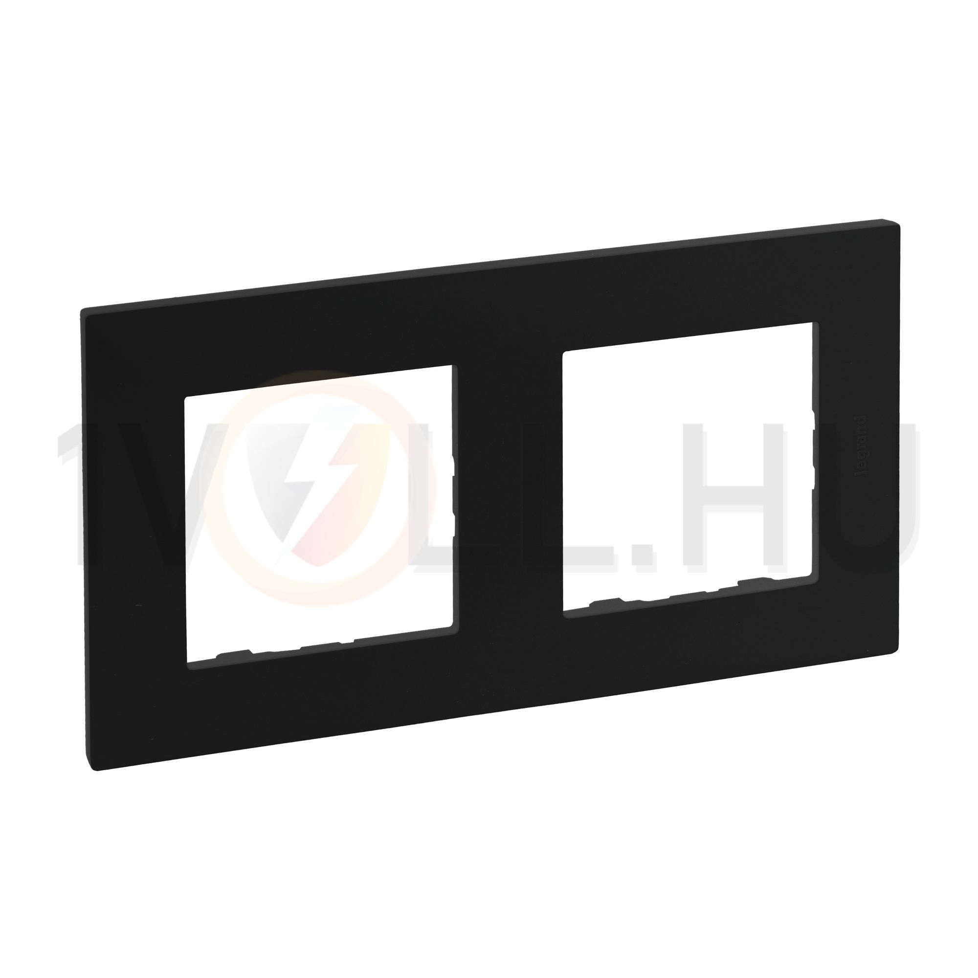 NiloéStep keret 2-egység vízszintes és függőleges műanyag fekete kezeletlen LEGRAND - 863592