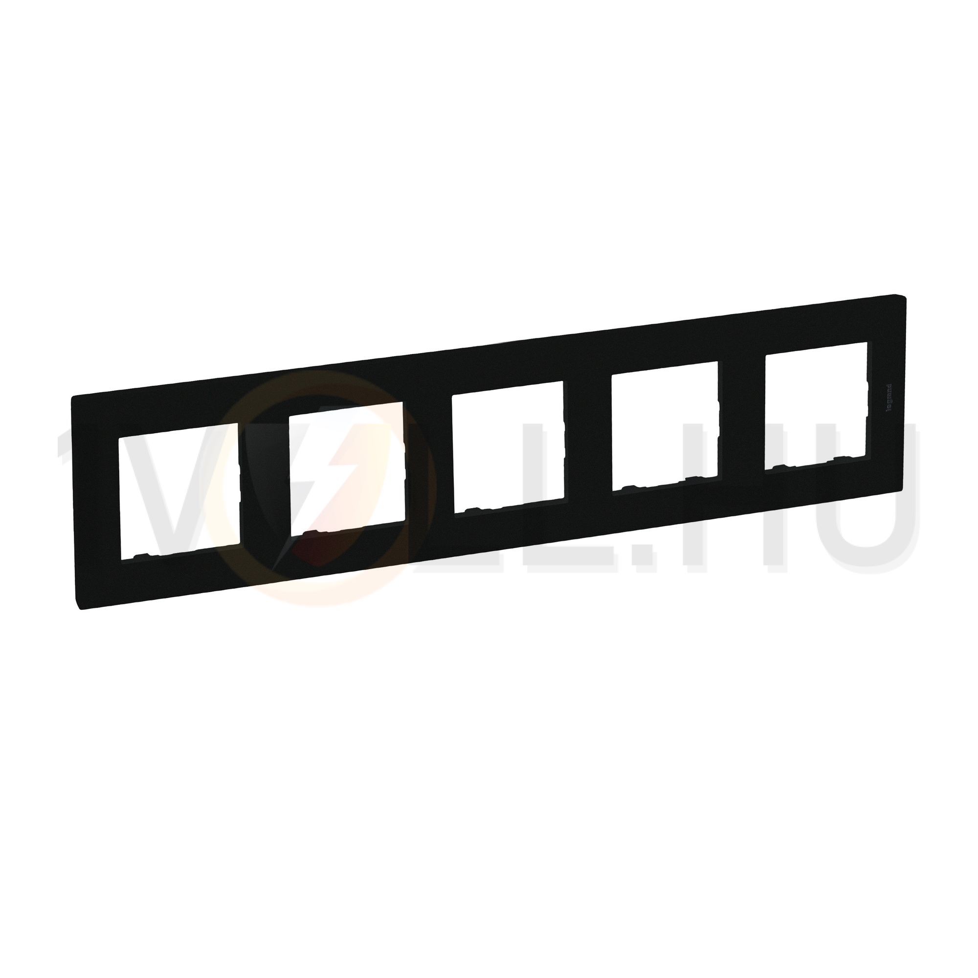 NiloéStep keret 5-egység vízszintes és függőleges műanyag fekete kezeletlen LEGRAND - 863595