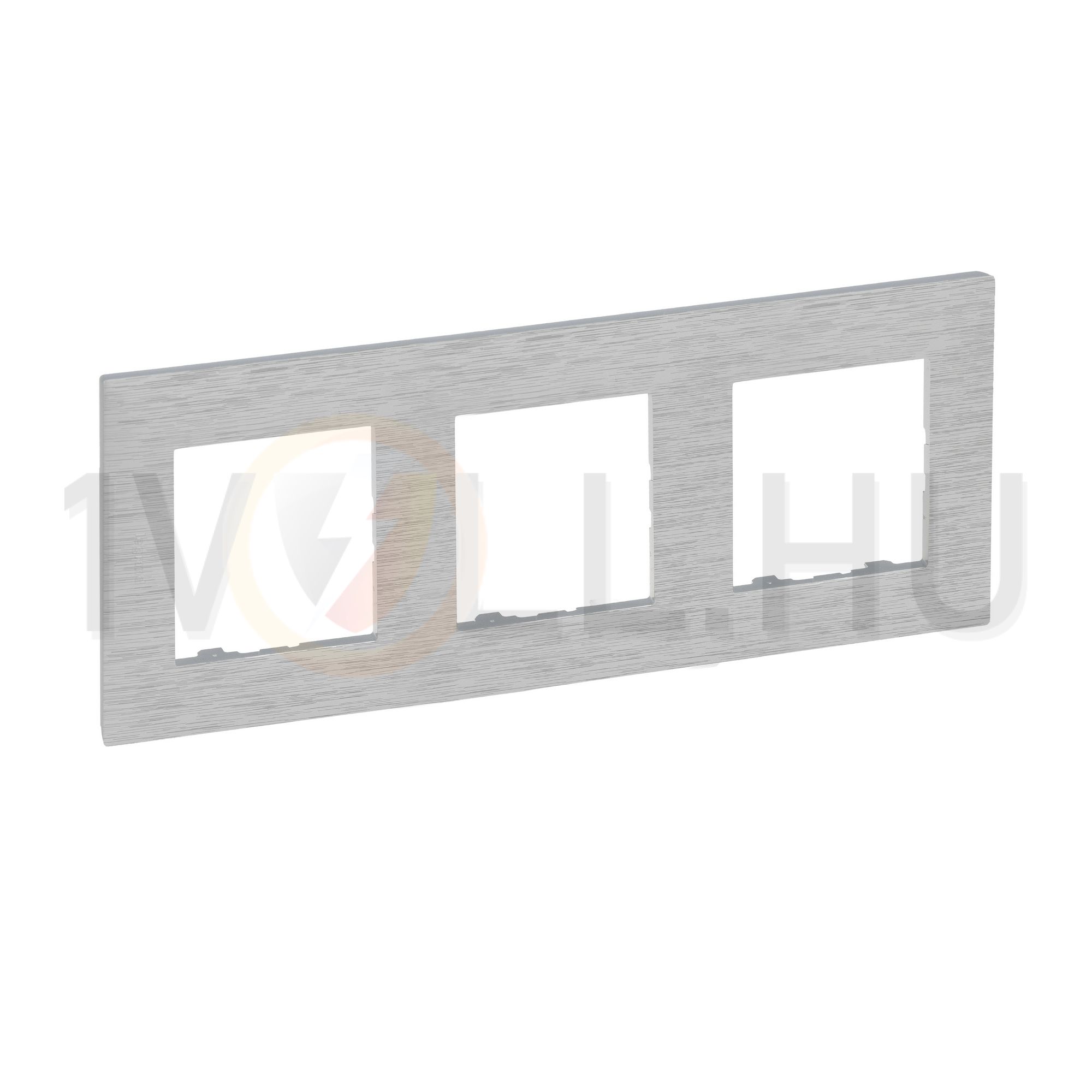 NiloéStep keret csiszolt alumínium 3-egység vízszintes és függőleges műanyag kezeletlen LEGRAND - 863893