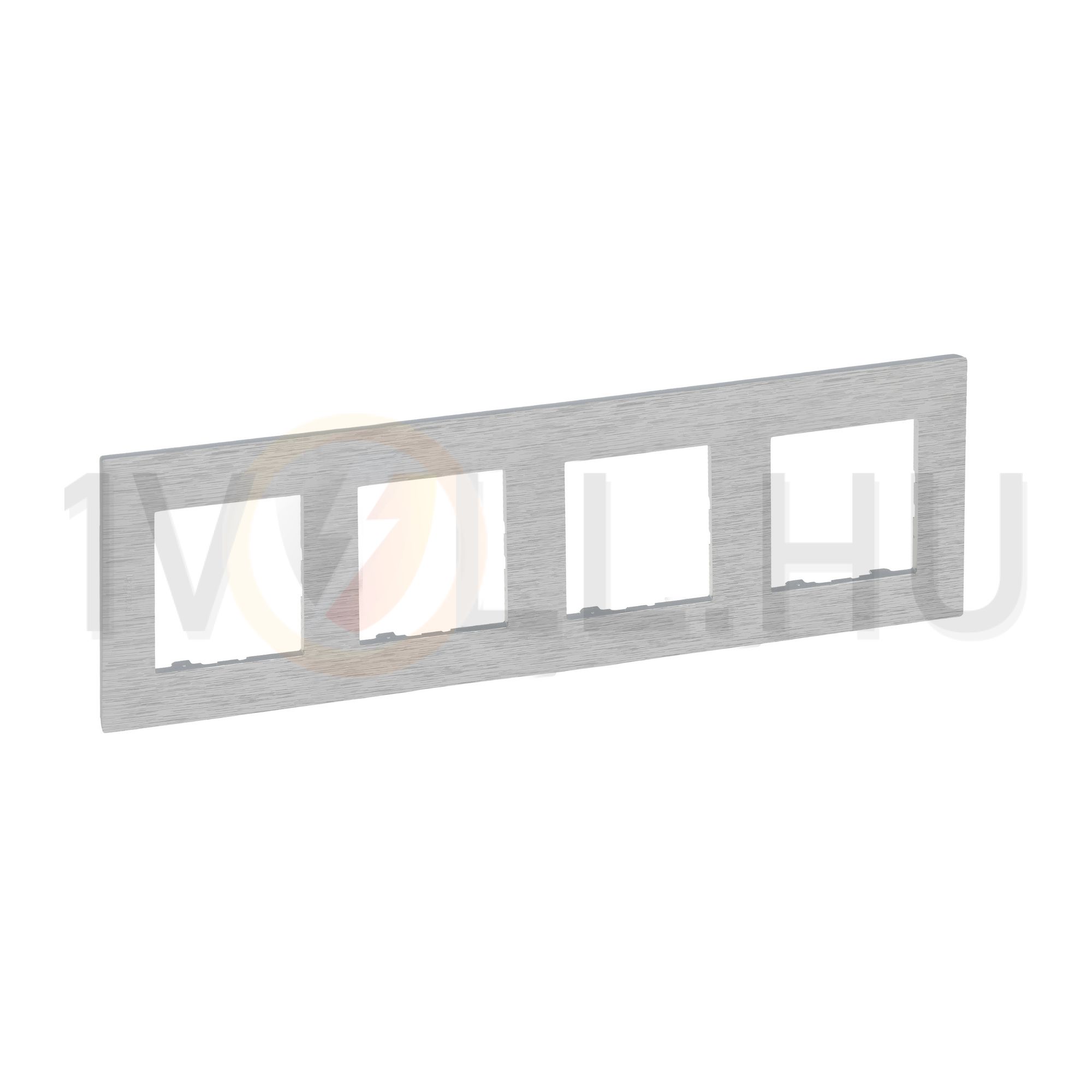 NiloéStep keret csiszolt alumínium 4-egység vízszintes és függőleges műanyag kezeletlen LEGRAND - 863894