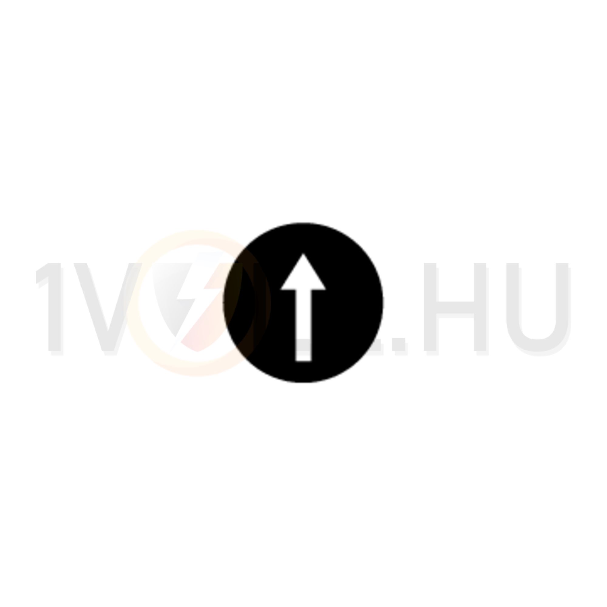 Nyomógomb-lapka kerek lapos fekete