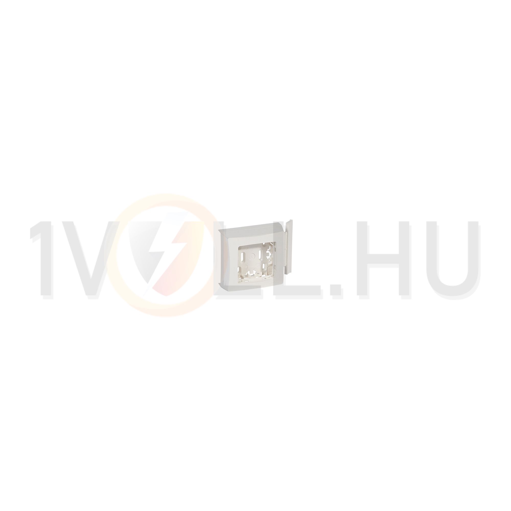 Oteo csatorna-szerelvénykeret 1-egység kezeletlen műanyag fényesfehér DLP mini LEGRAND - 031405