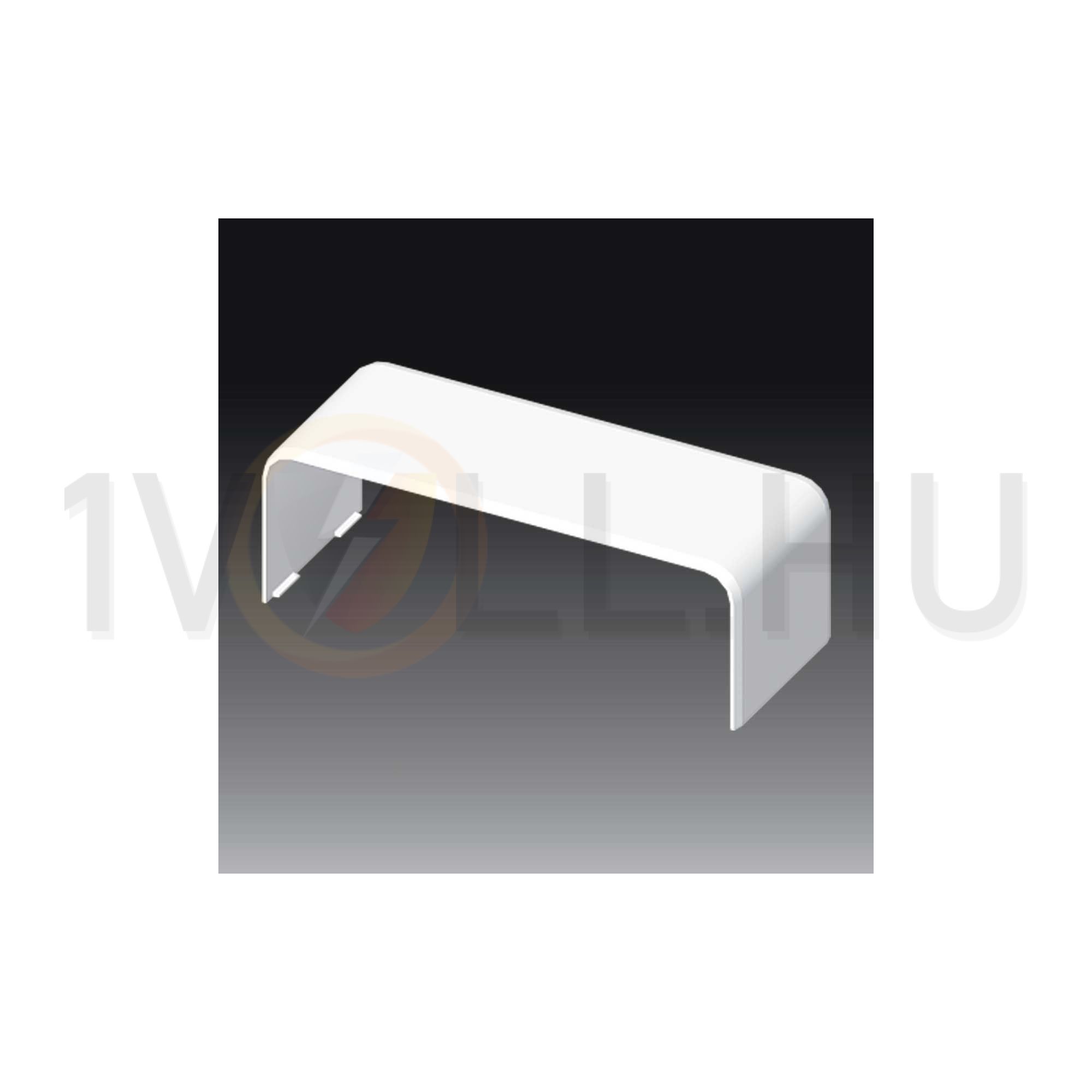 Parapetcsatorna illesztéstakaró 180x60-hoz fehér 180mm-sz 60mm-mé műanyag szimmetrikus EKE KOPOS - 8572_HB