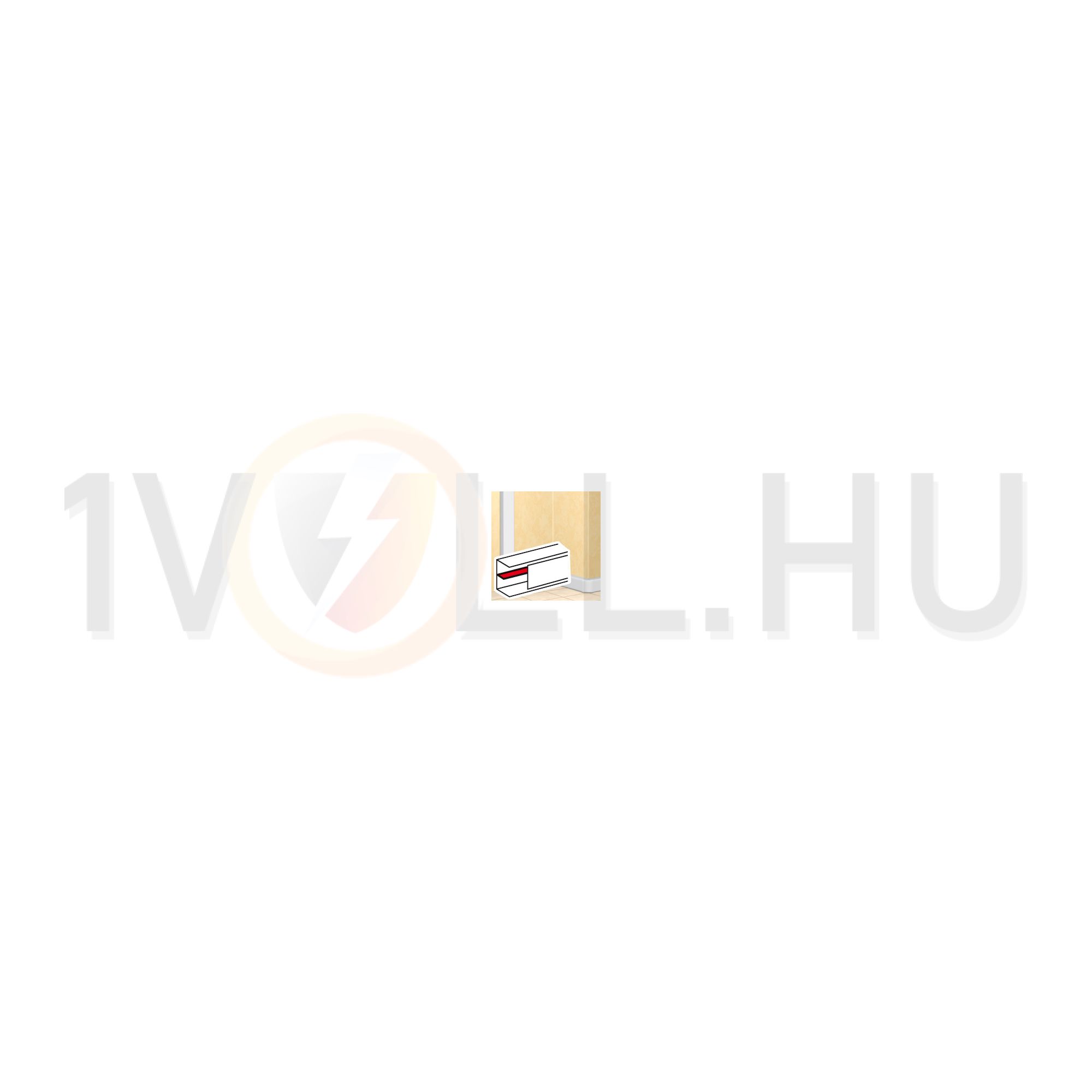 Parapetcsatorna válaszfal 80/150x50-hez 1-es 50mm-mé/csatorna 2000mm műanyag DLP LEGRAND - 010582
