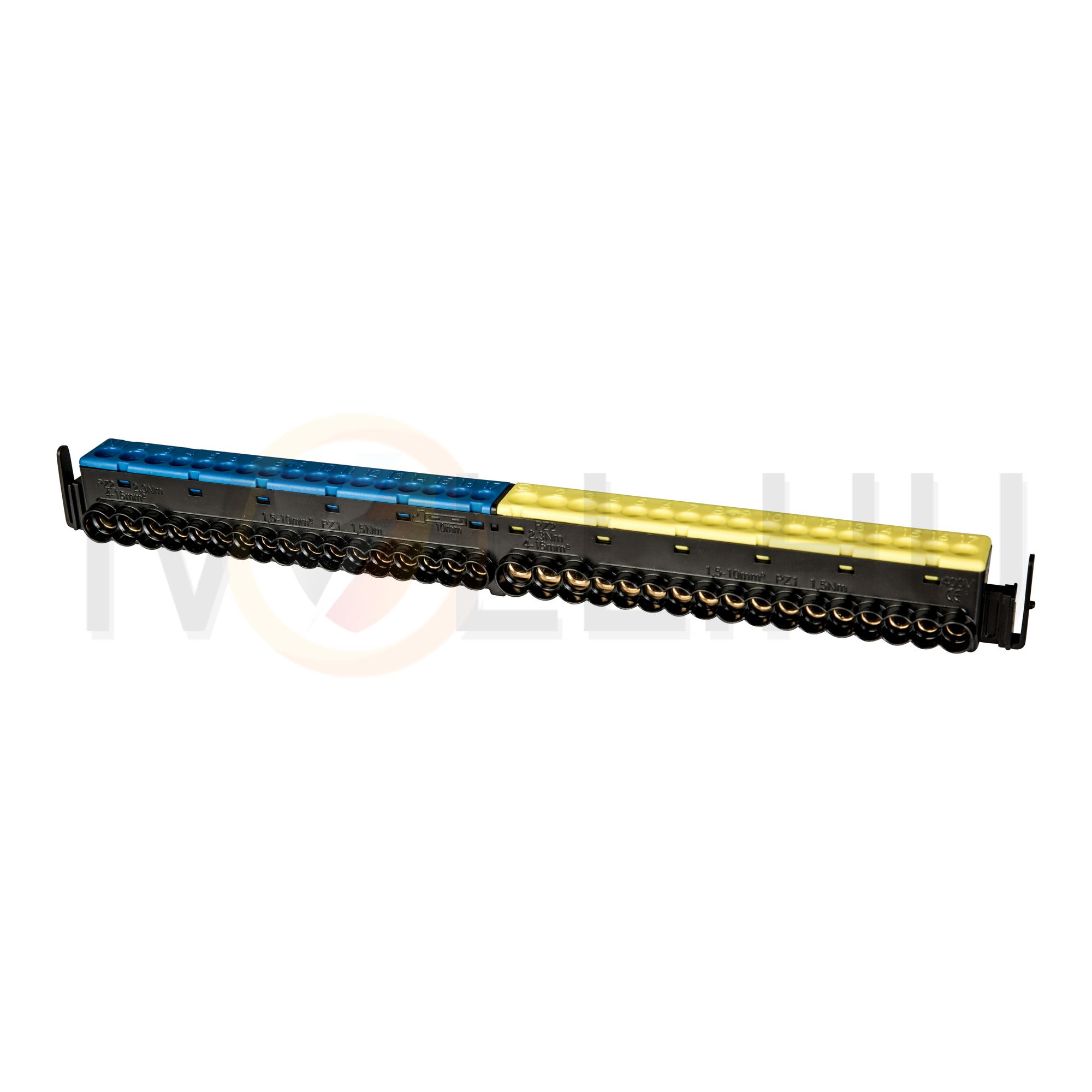 PE/N sín kiselosztóba NEPTUN-kiselosztóhoz 6x4-16mm2+28x1,5-10mm2 KN17PE F-TRONIC - 7290159