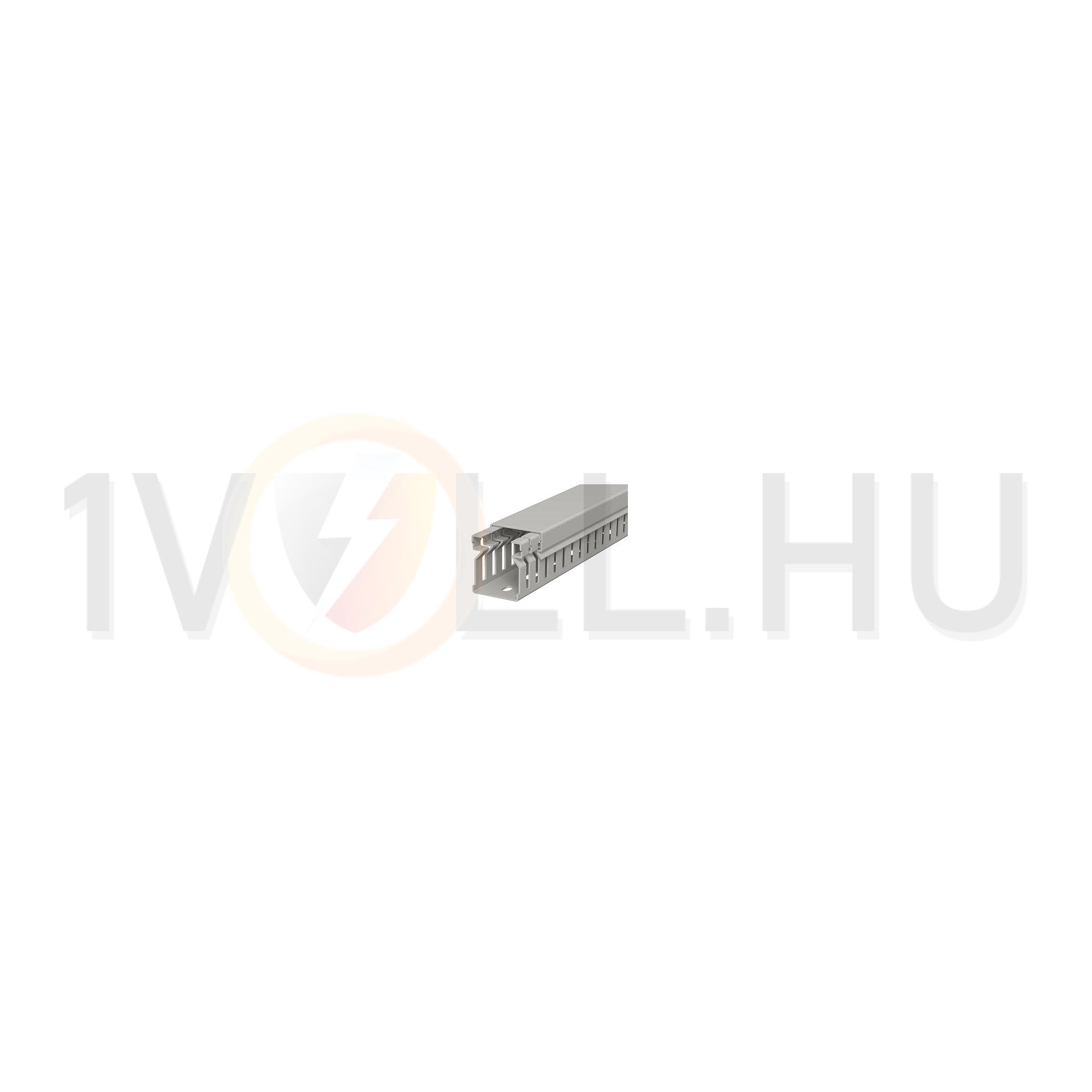 Perforált huzalozócsatorna 30mm x 25mm x 2000mm gránitszürke 10mm LK4 30025 OBO-BETTERMANN - 6178005