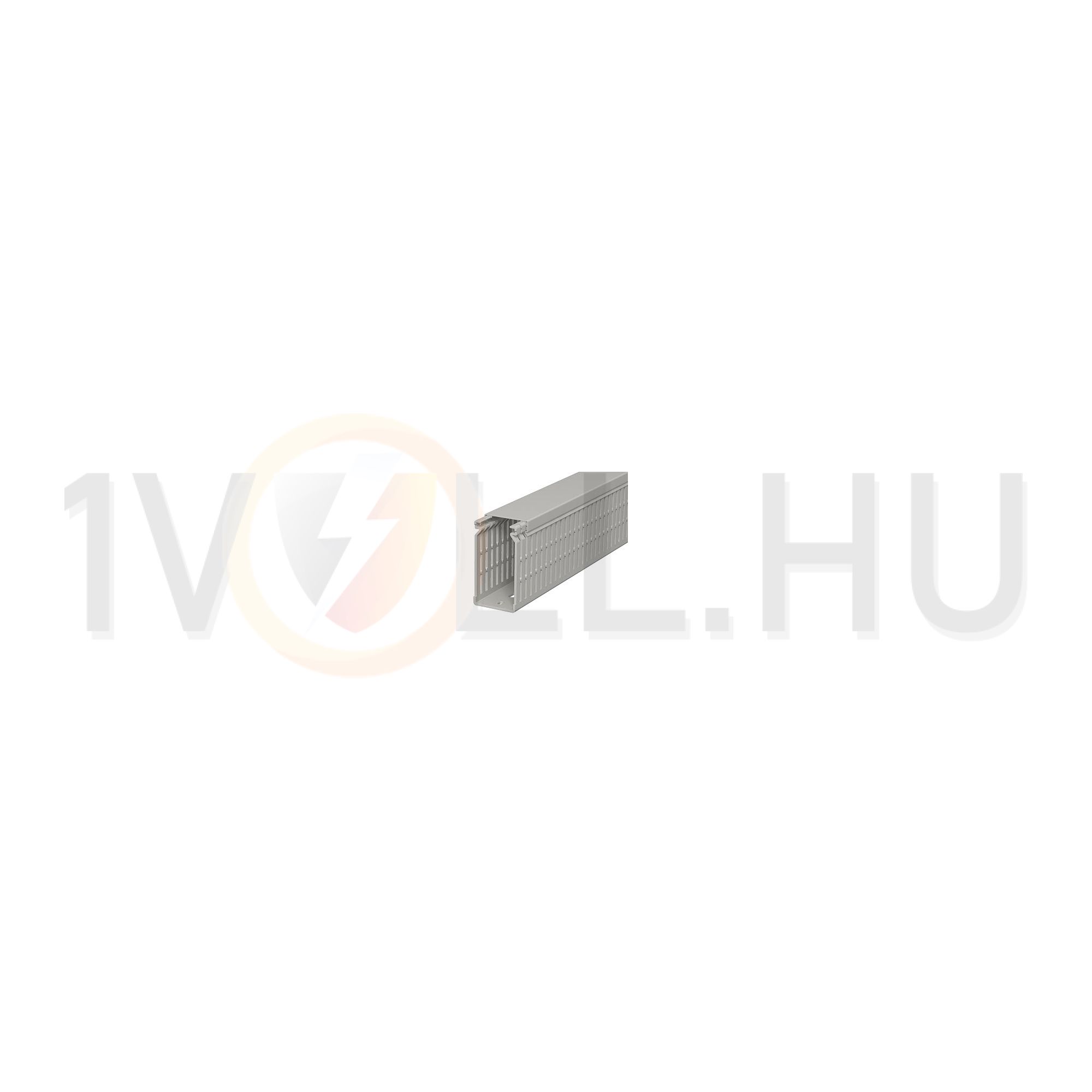 Perforált huzalozócsatorna 80mm x 40mm x 2000mm gránitszürke 12.5mm LK4 N 80040 OBO-BETTERMANN - 6178227
