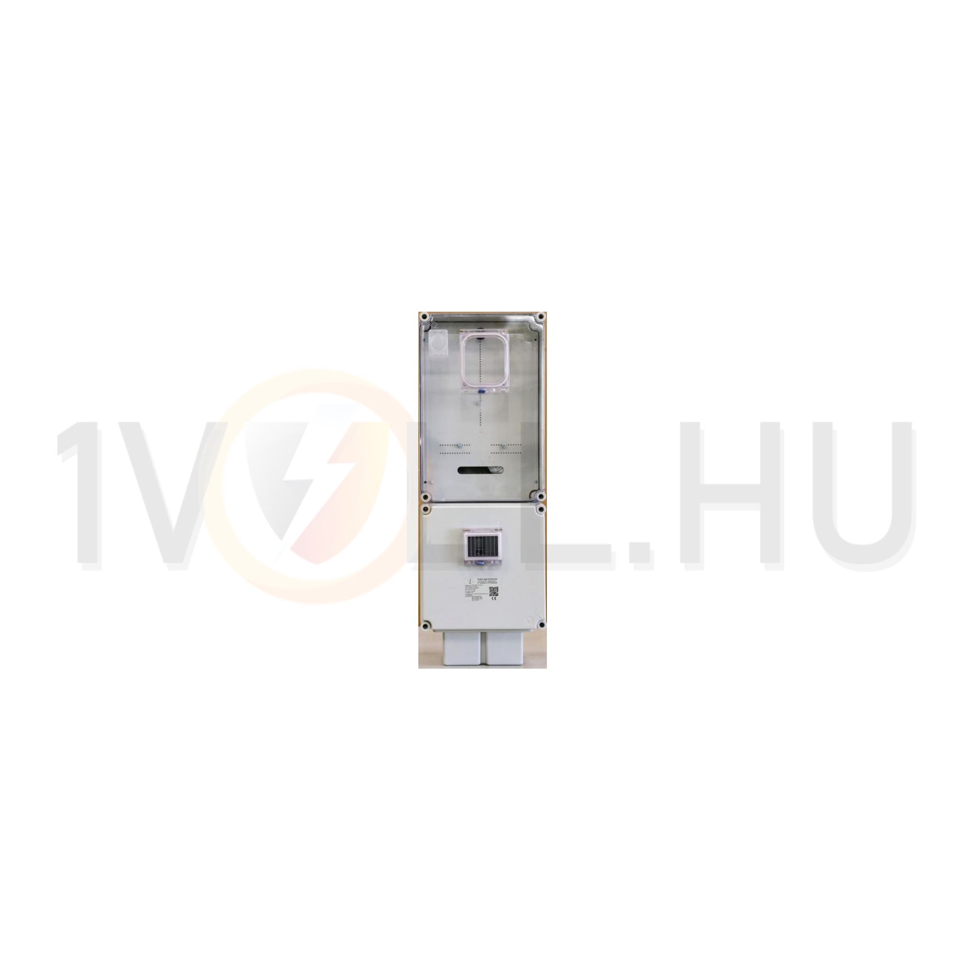 1/3F mérőszekrény 1xM63.80A földkábeles 1-szintes 1-mérőhely 1M PVT 3075 Fm-K-U Csatári Plast - CSP24.E124