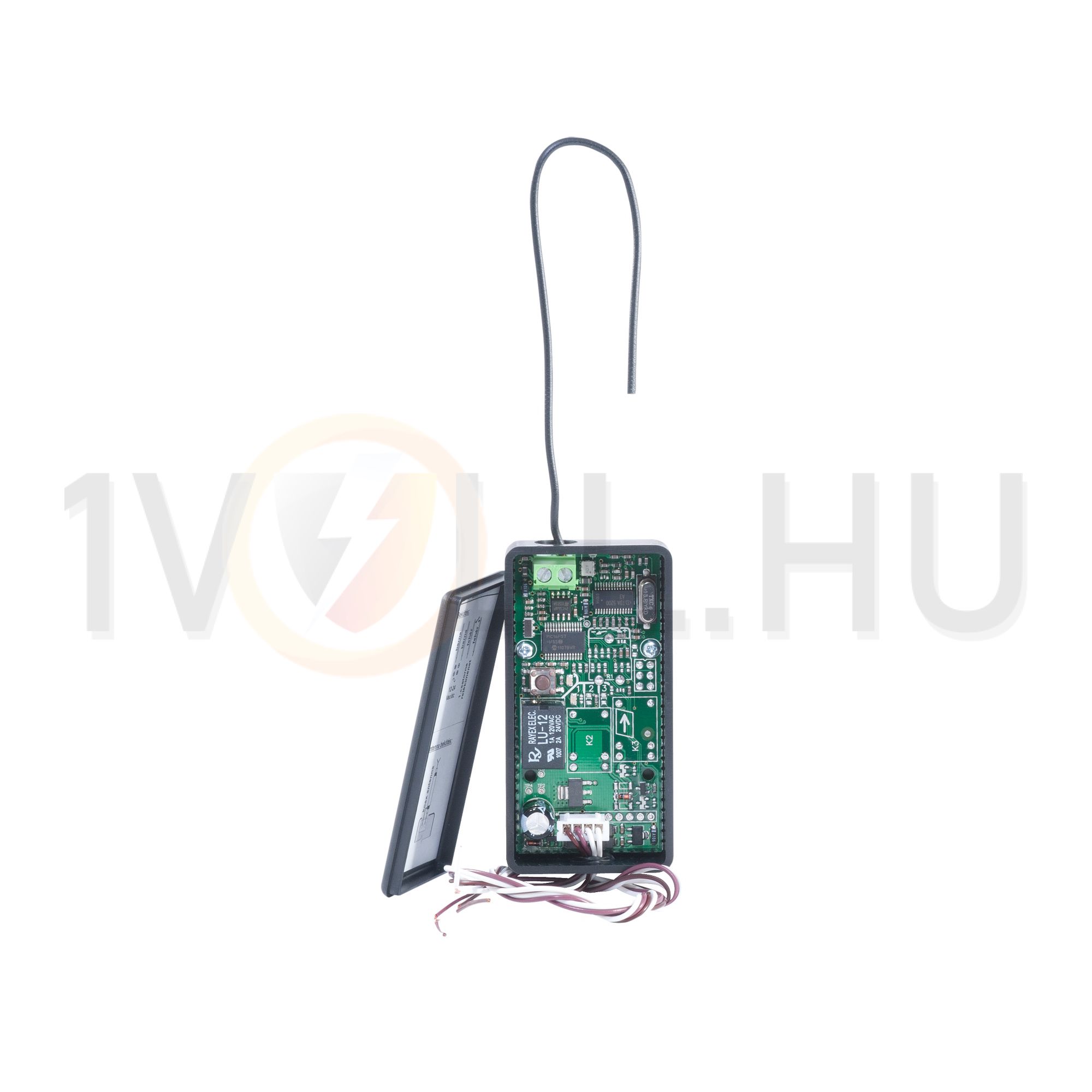 Rádiós vevő kapuhoz 1csatorna 433MHz HCS ugrókód univerzális dobozos  UNI1-433 OVERGATE