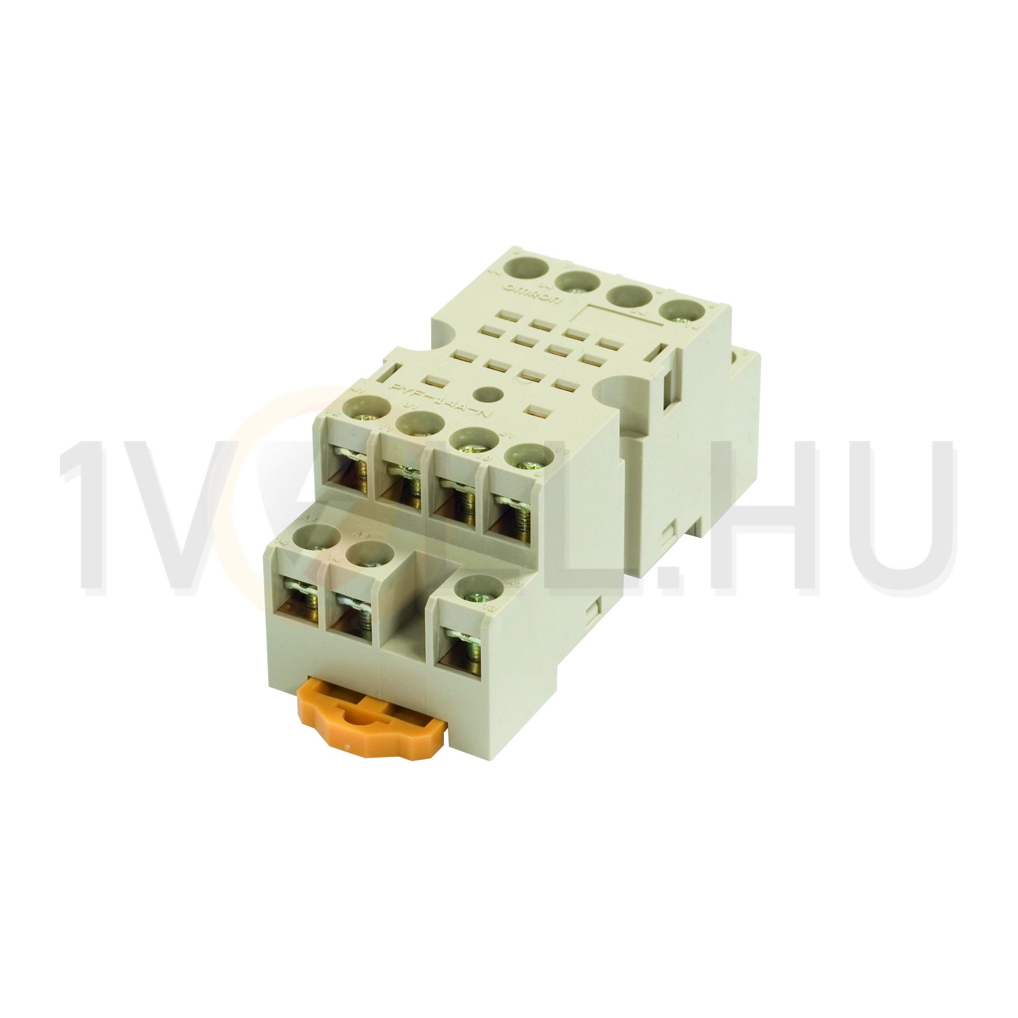 Reléfoglalat MY4/H3YN/G3F-hez csavaros DIN (kalap)sín 35mm 15-tűs PYF14A-N OMRON - 168911