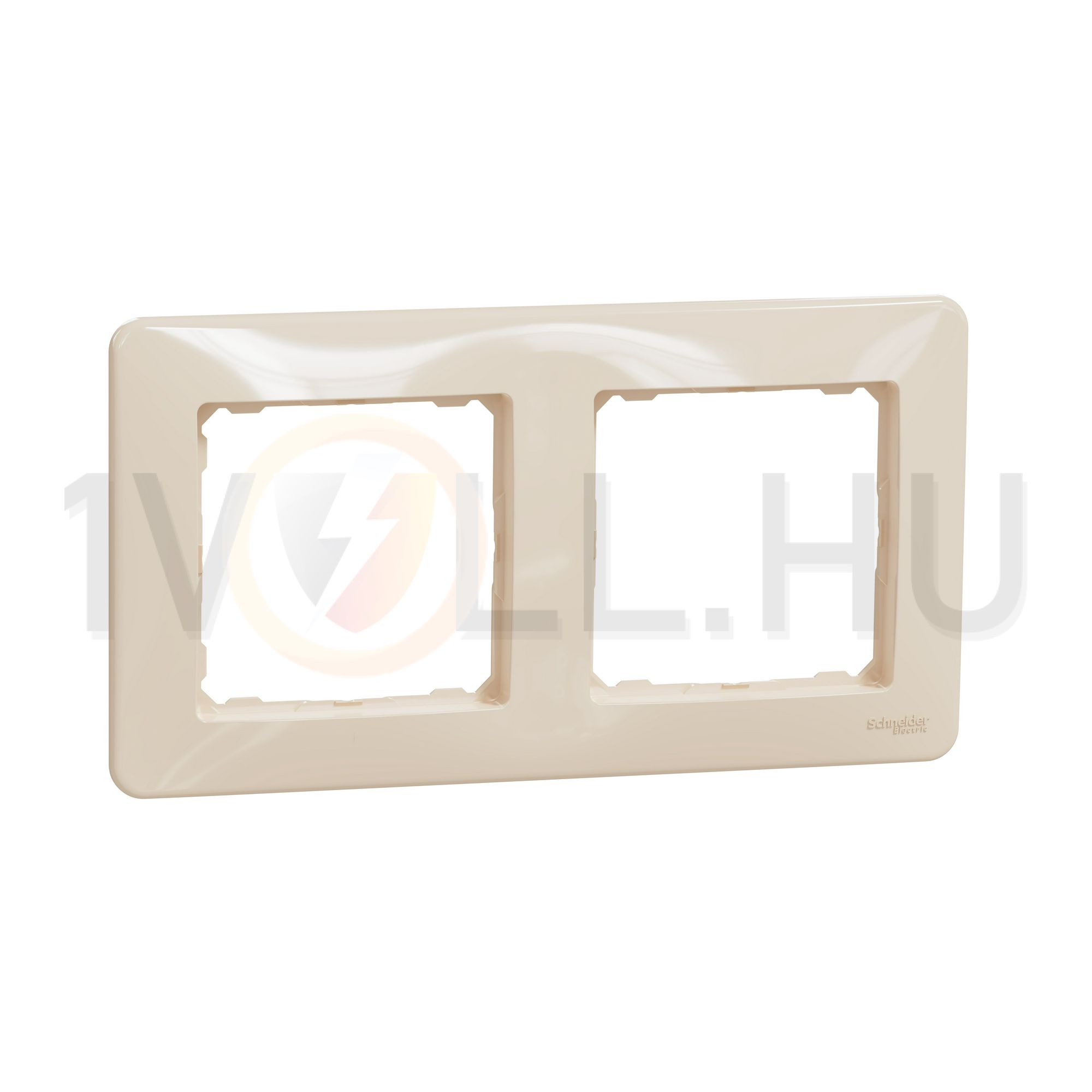 SednaDesign keret 2-es vízszintes és függőleges műanyag bézs Schneider - SDD312802