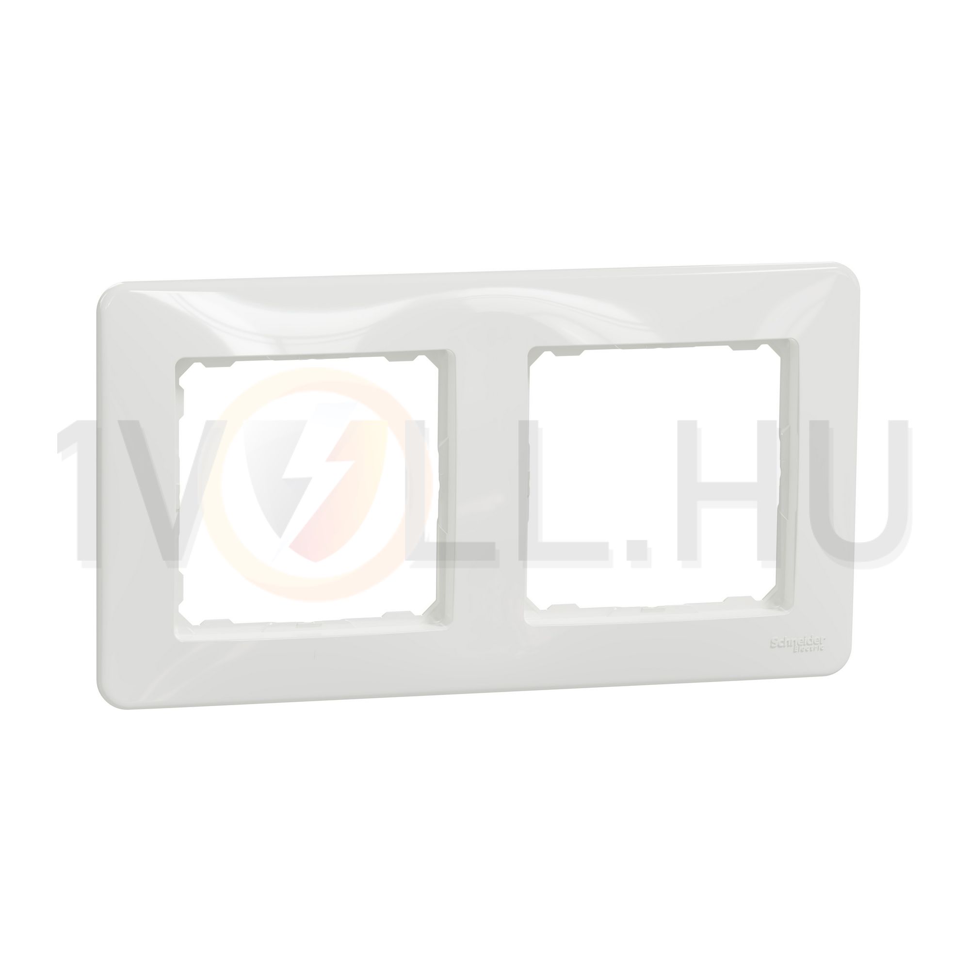 SednaDesign keret 2-es vízszintes és függőleges műanyag fehér Schneider - SDD311802