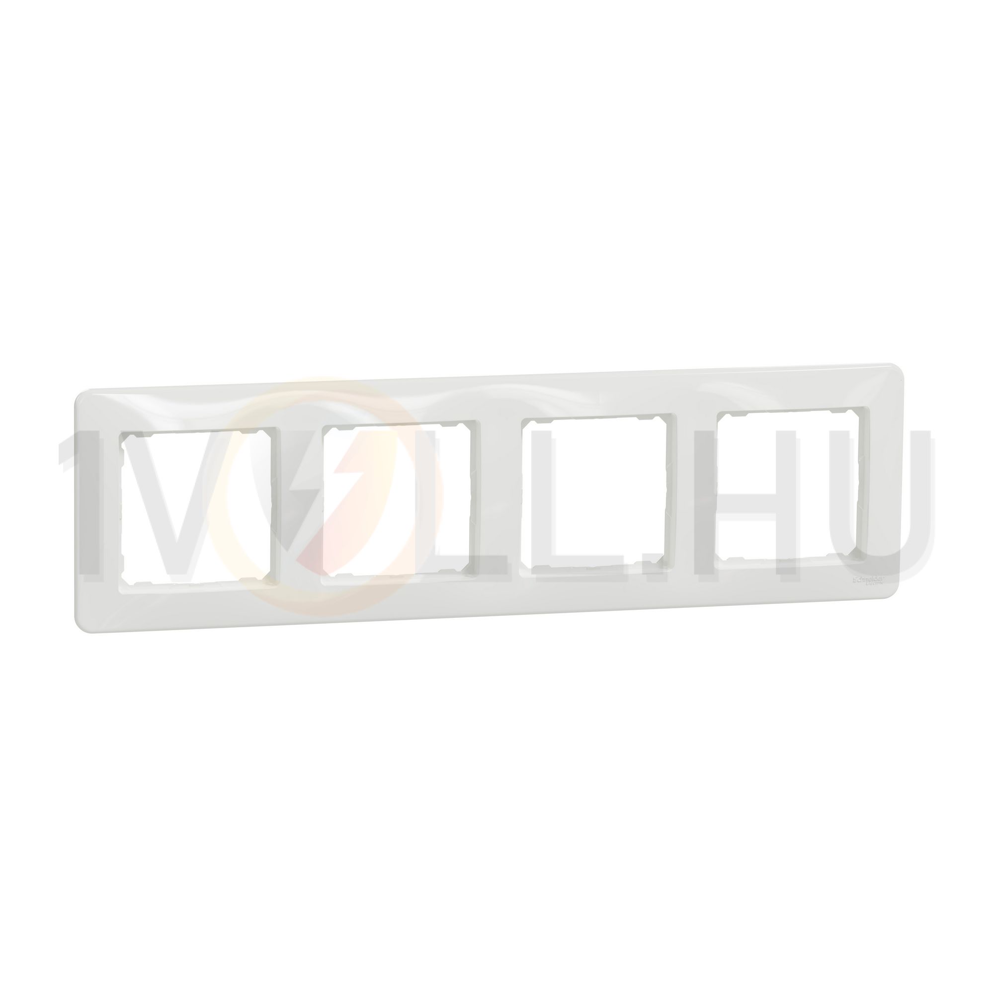 SednaDesign keret 4-es vízszintes és függőleges műanyag fehér Schneider - SDD311804