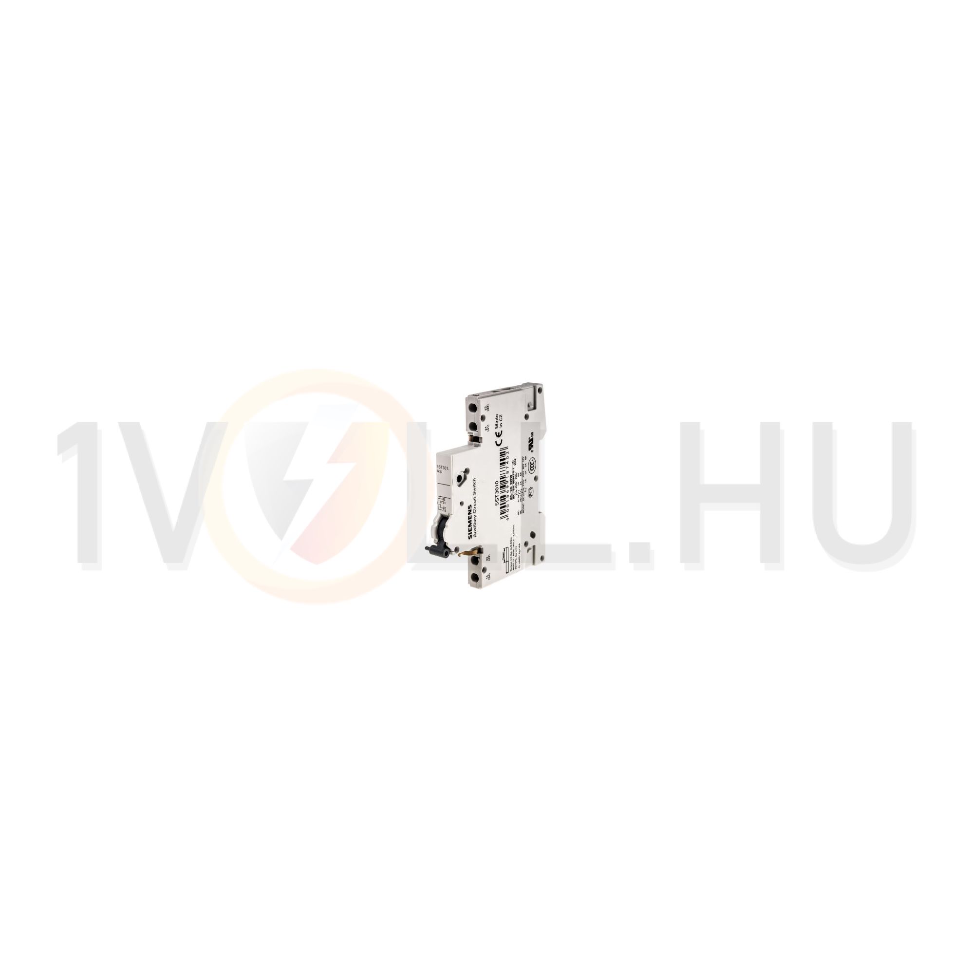 Segédérintkező 5SL/5SY/5SP/5TL/5SU/5SV-hez 1-z 1-ny AC/DC 0.5modul 5ST SIEMENS - 5ST3010