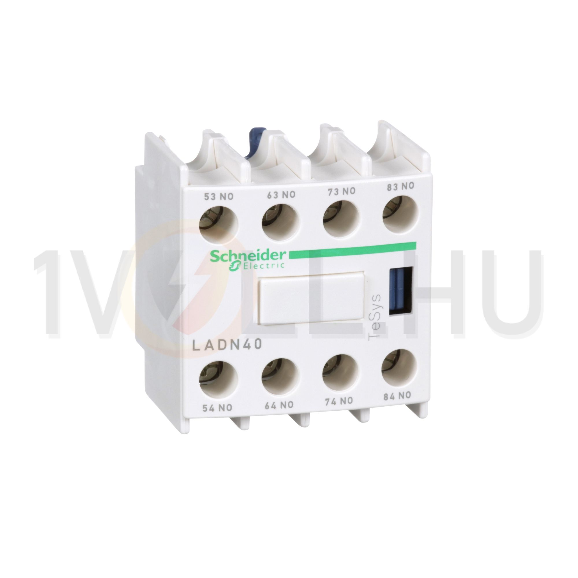 Segédérintkező blokk D-hez előlapra rádugható 4-z 10A/AC15/230V csavaros TeSys LAD-N Schneider - LADN40