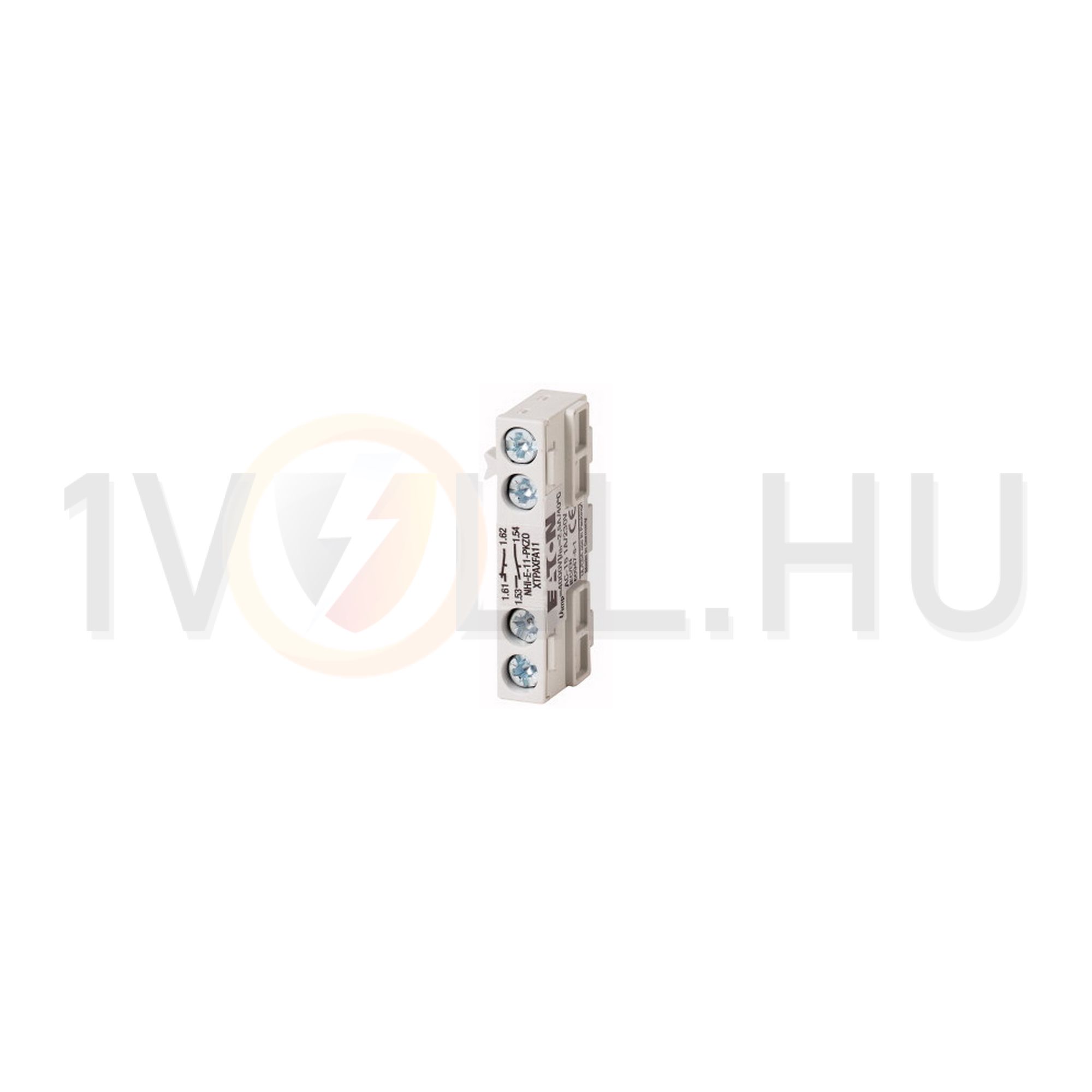 Segédérintkező blokk motorvédőhöz előlapra rádugható 1-z 1-ny 1A/AC15/230V NHI-E-11-PKZ0 EATON - 082882