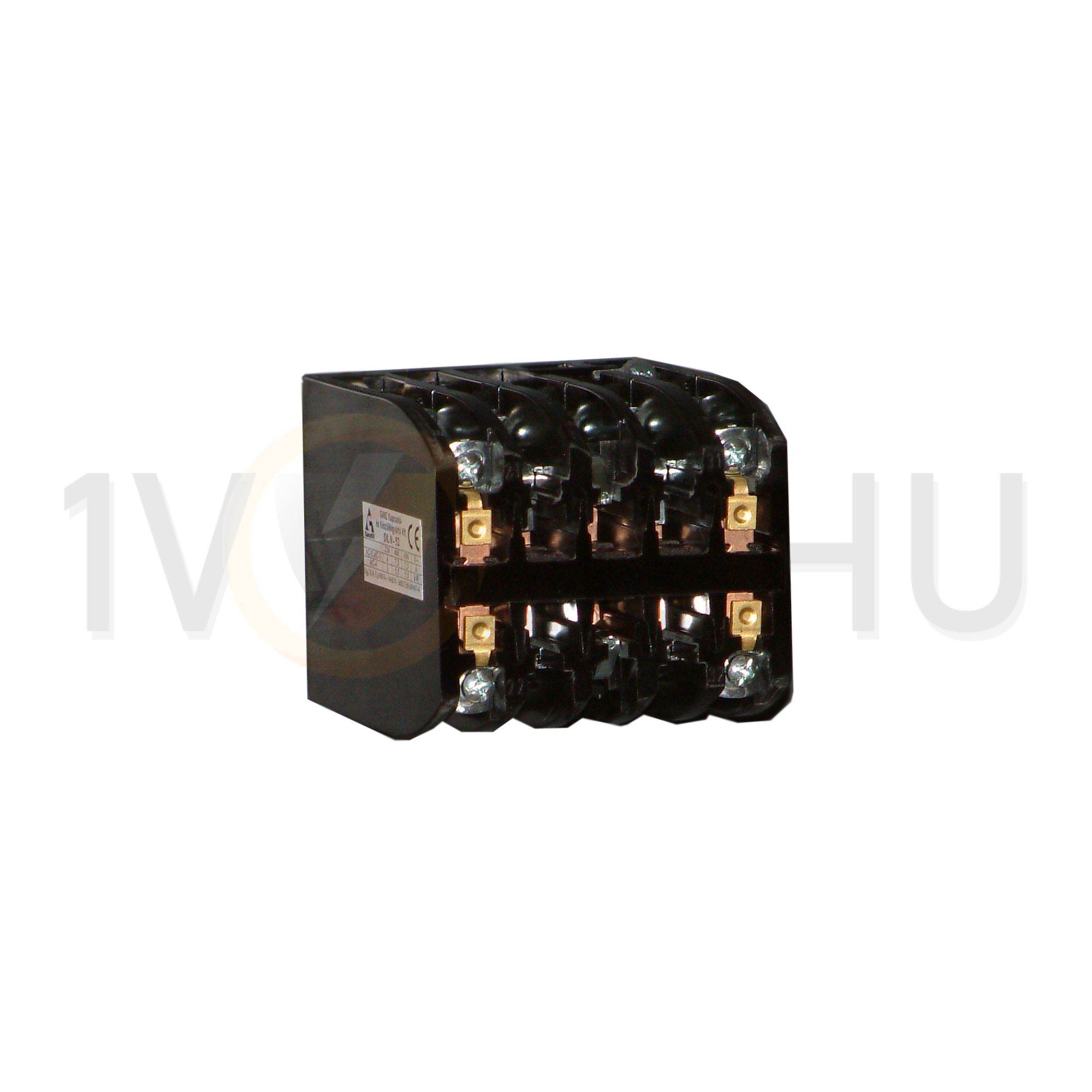 Segédkontaktor (s.kapcsoló) 4z 4ny 220-230V50Hz kalapsín/csavaros DIL0-44S/220-230V AC Ganz KK - 299-3830-650-DL