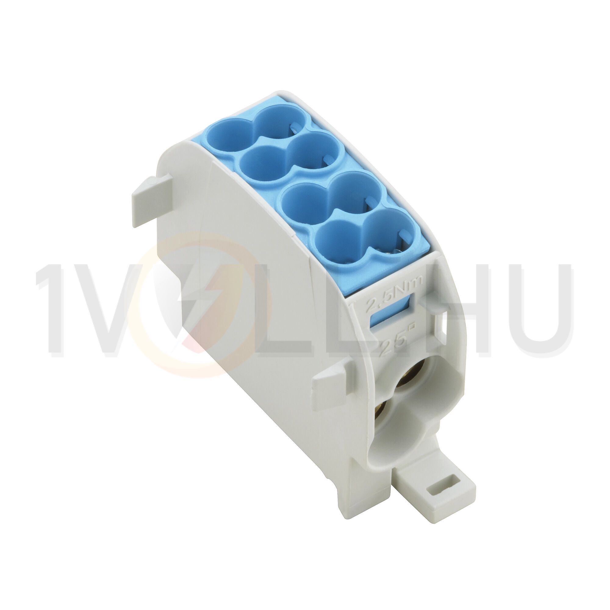 Sorkapocs elosztóblokk 2x25/2x16mm2 1-szint 152A kék csavaros WPD 101 2X25/2X16 BL Weidmüller - 1560670000