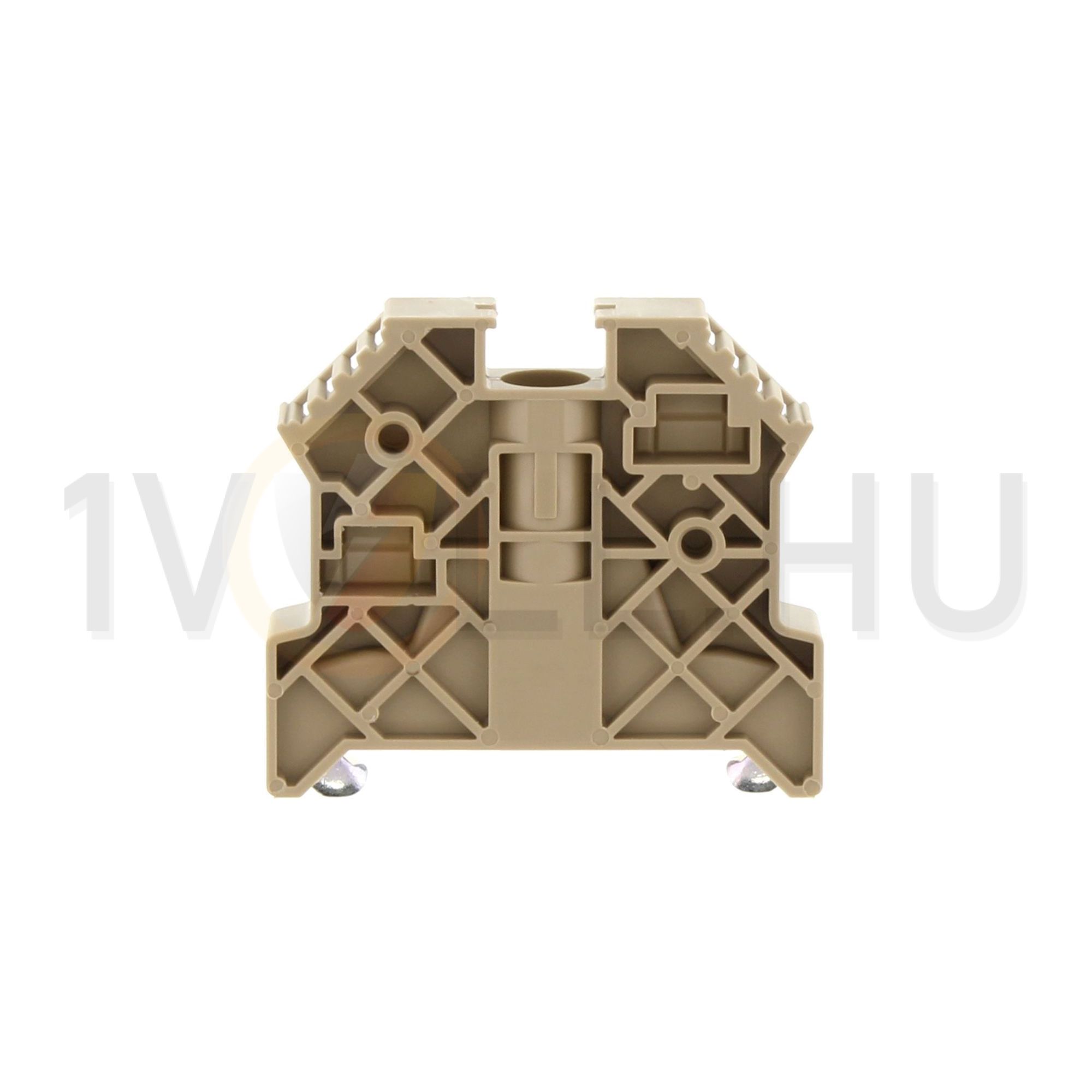 Sorkapocs végbak TS35 csavaros műanyag bézs ES 35/K/ST BG CONTA-CLIP - 2828.0