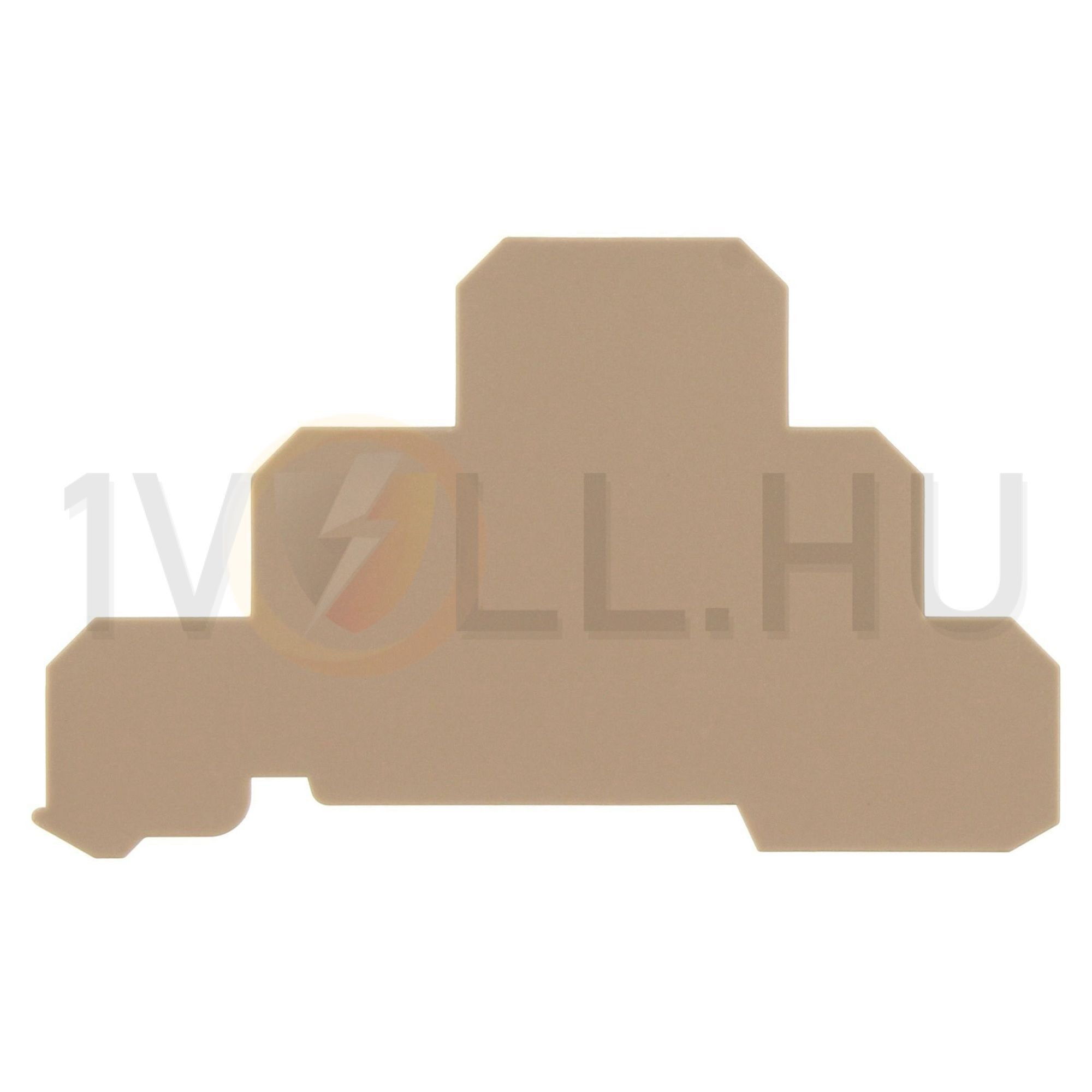 Sorkapocs véglap IKD2,5 sorkapocshoz bézs 1.5mm-va AP 2,5/ID BG CONTA-CLIP - 2699.2